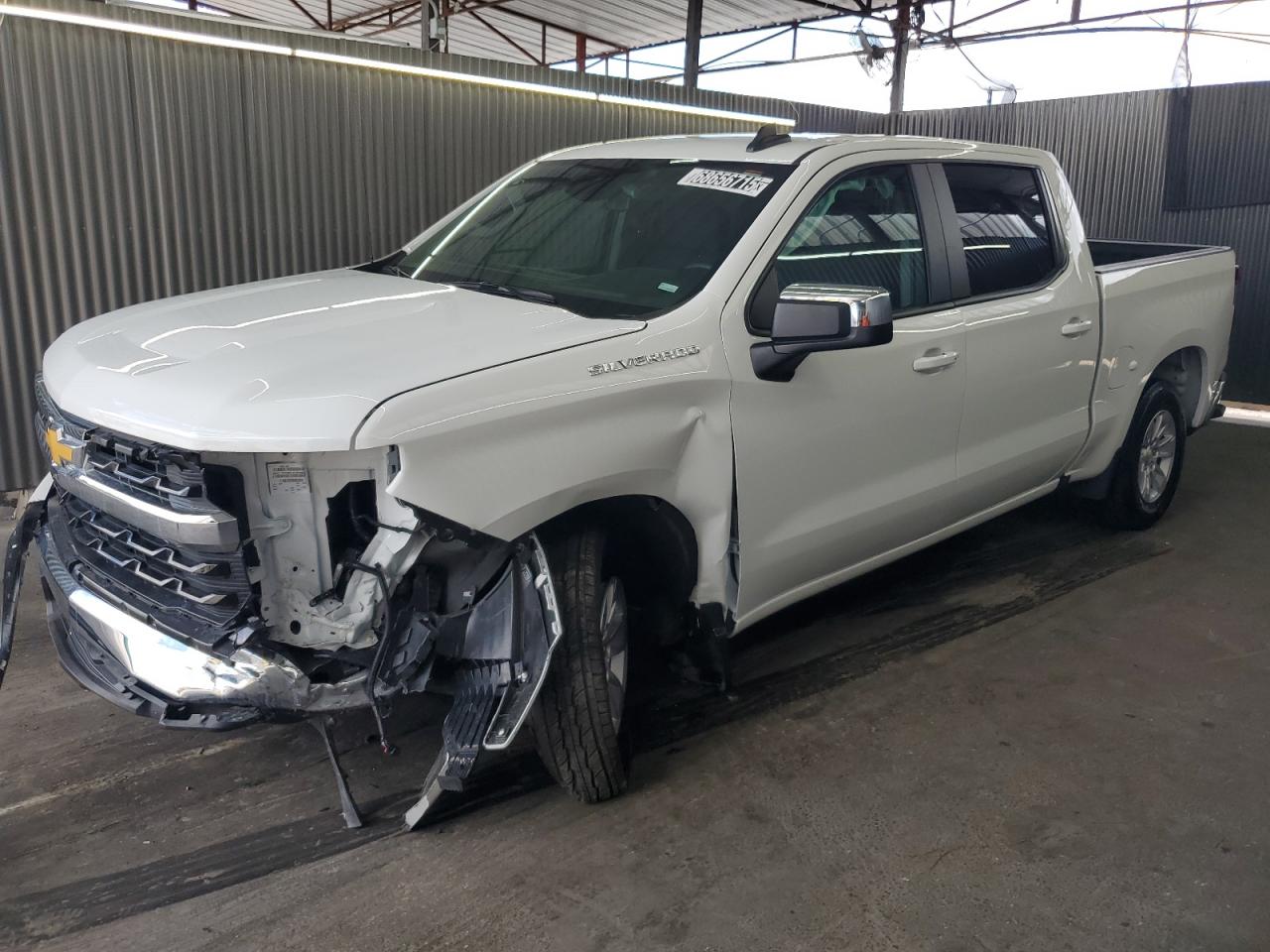 2025 Chevrolet Silverado C1500 Lt   White vin: 1GCPACED6SZ110039