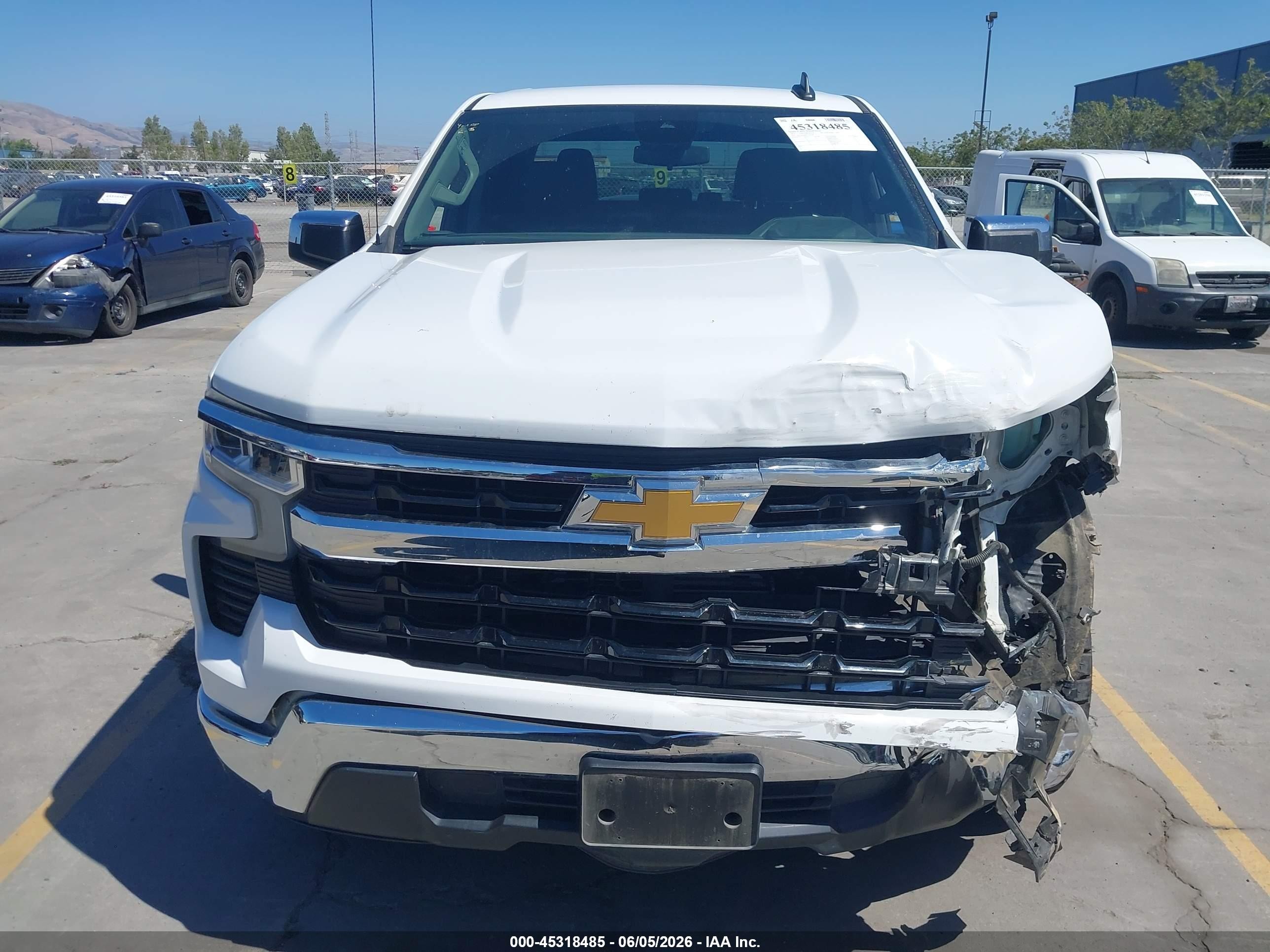 2023 Chevrolet Silverado 1500 2wd  Short Bed Lt White vin: 1GCPACEK6PZ185118