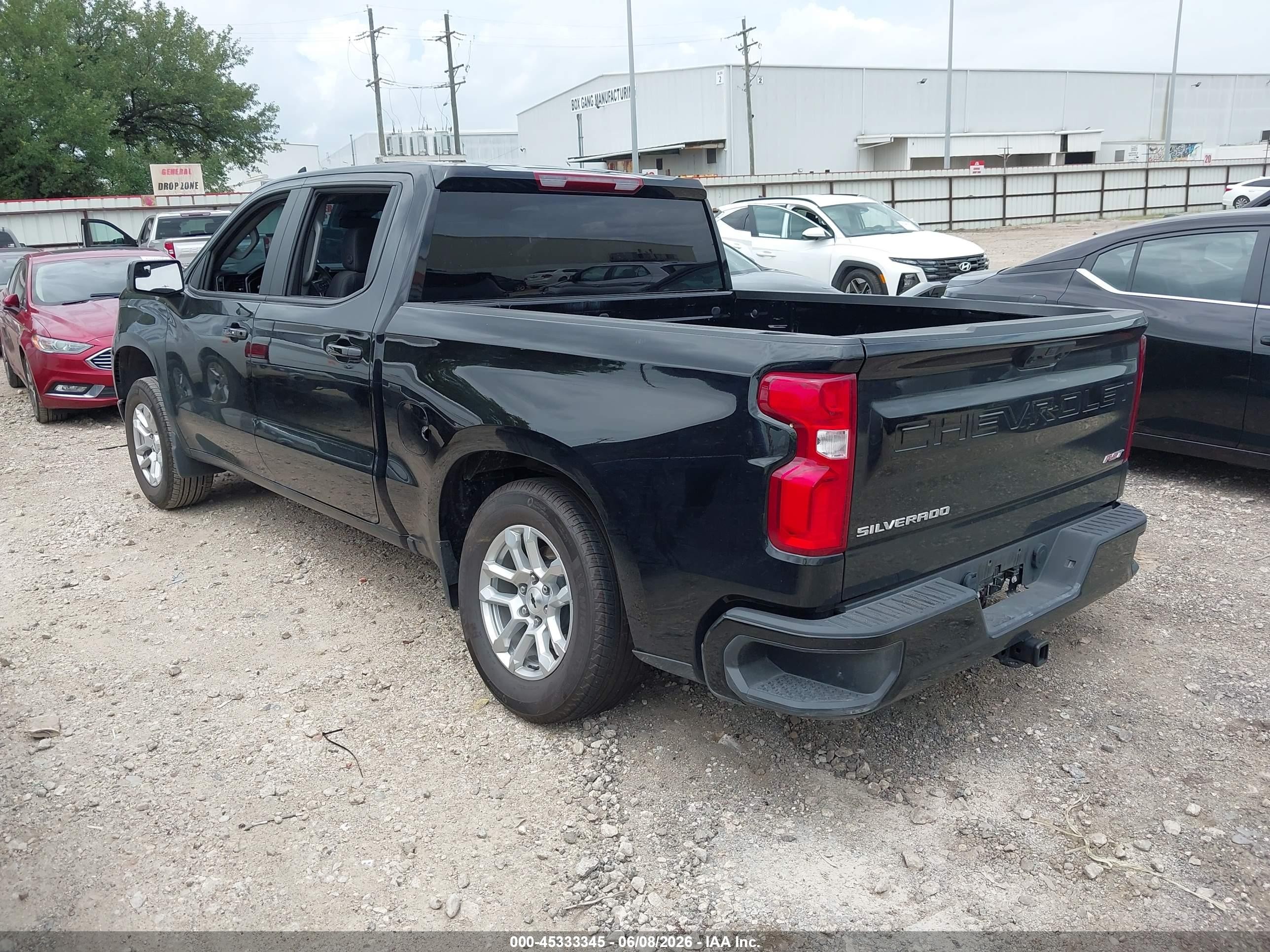 2026 Chevrolet Silverado 1500 2wd  Short Bed Rst Black vin: 1GCPADEDXTZ175340