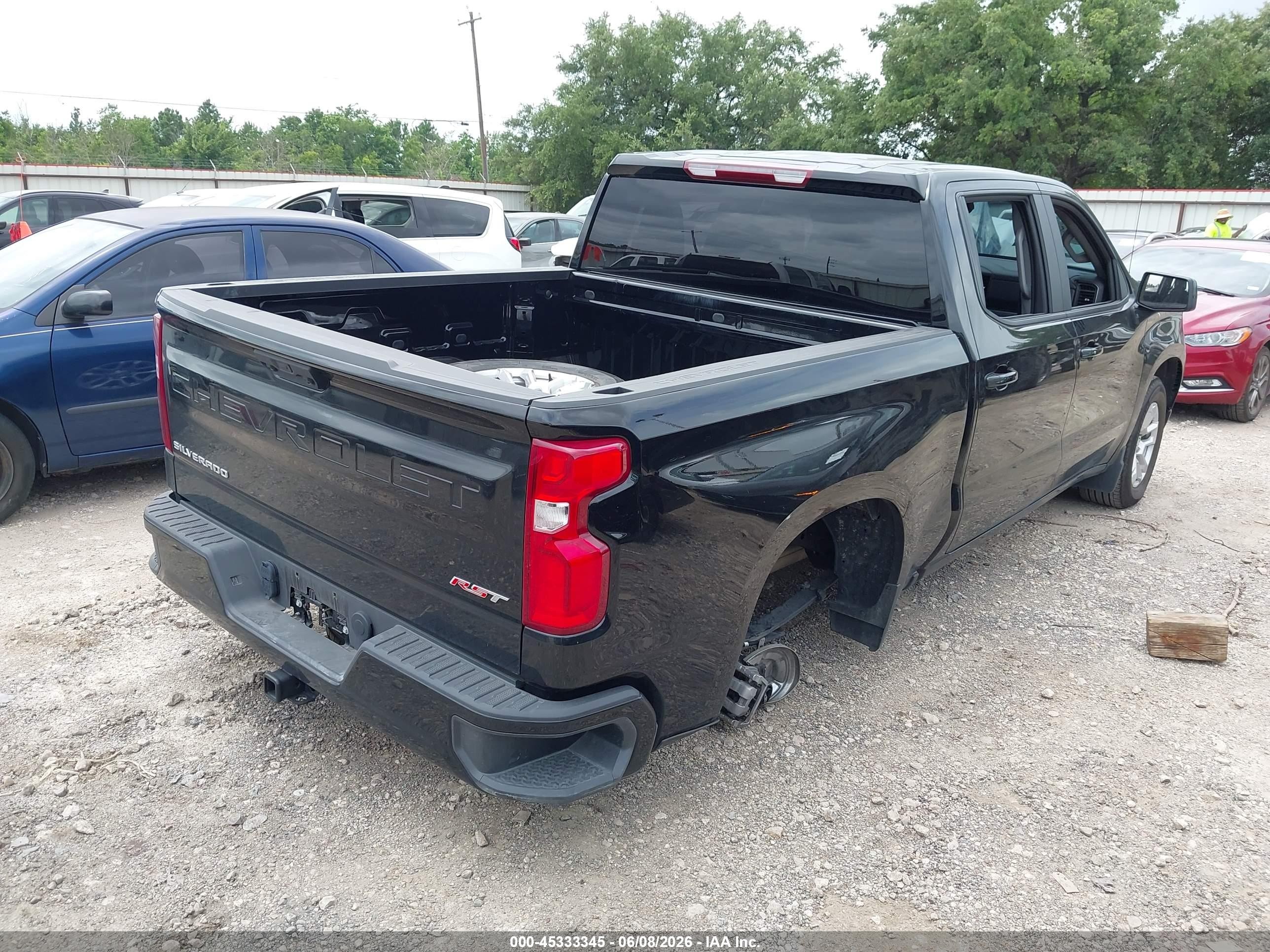 2026 Chevrolet Silverado 1500 2wd  Short Bed Rst Black vin: 1GCPADEDXTZ175340