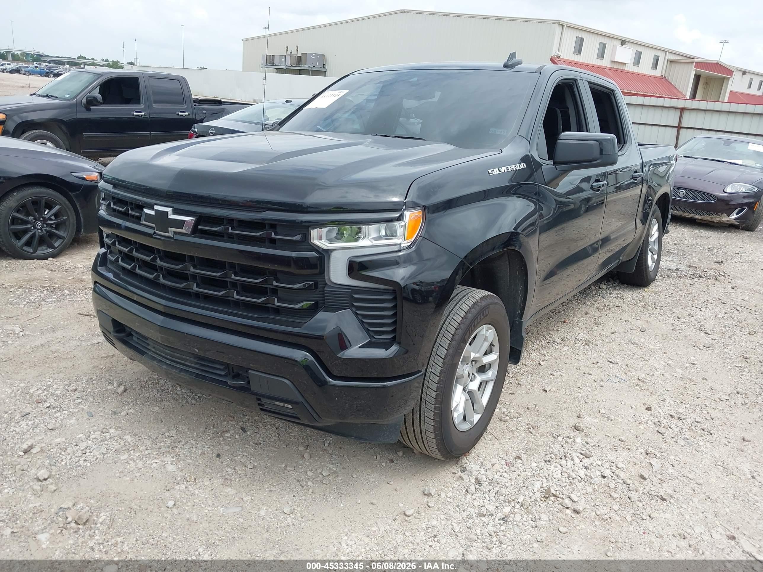 2026 Chevrolet Silverado 1500 2wd  Short Bed Rst Black vin: 1GCPADEDXTZ175340