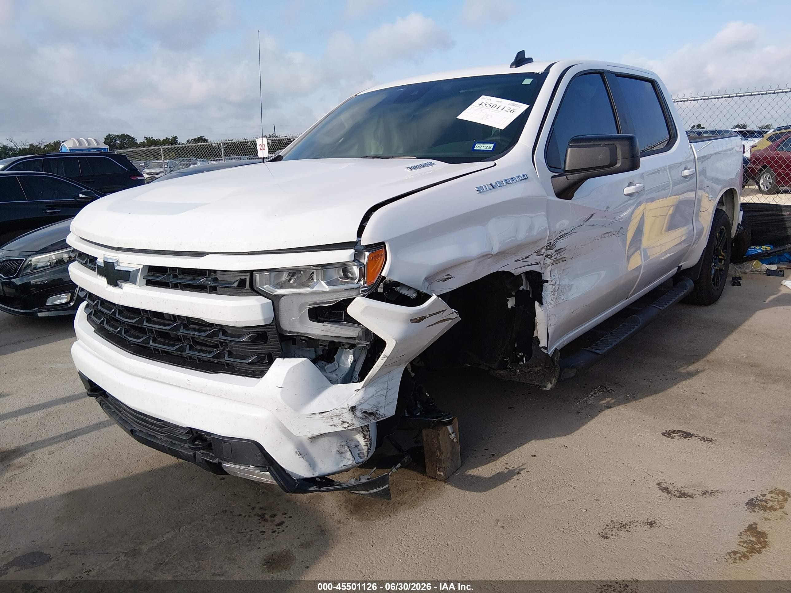 2026 Chevrolet Silverado 1500 2wd  Short Bed Rst White vin: 1GCPAWEK9TZ237482