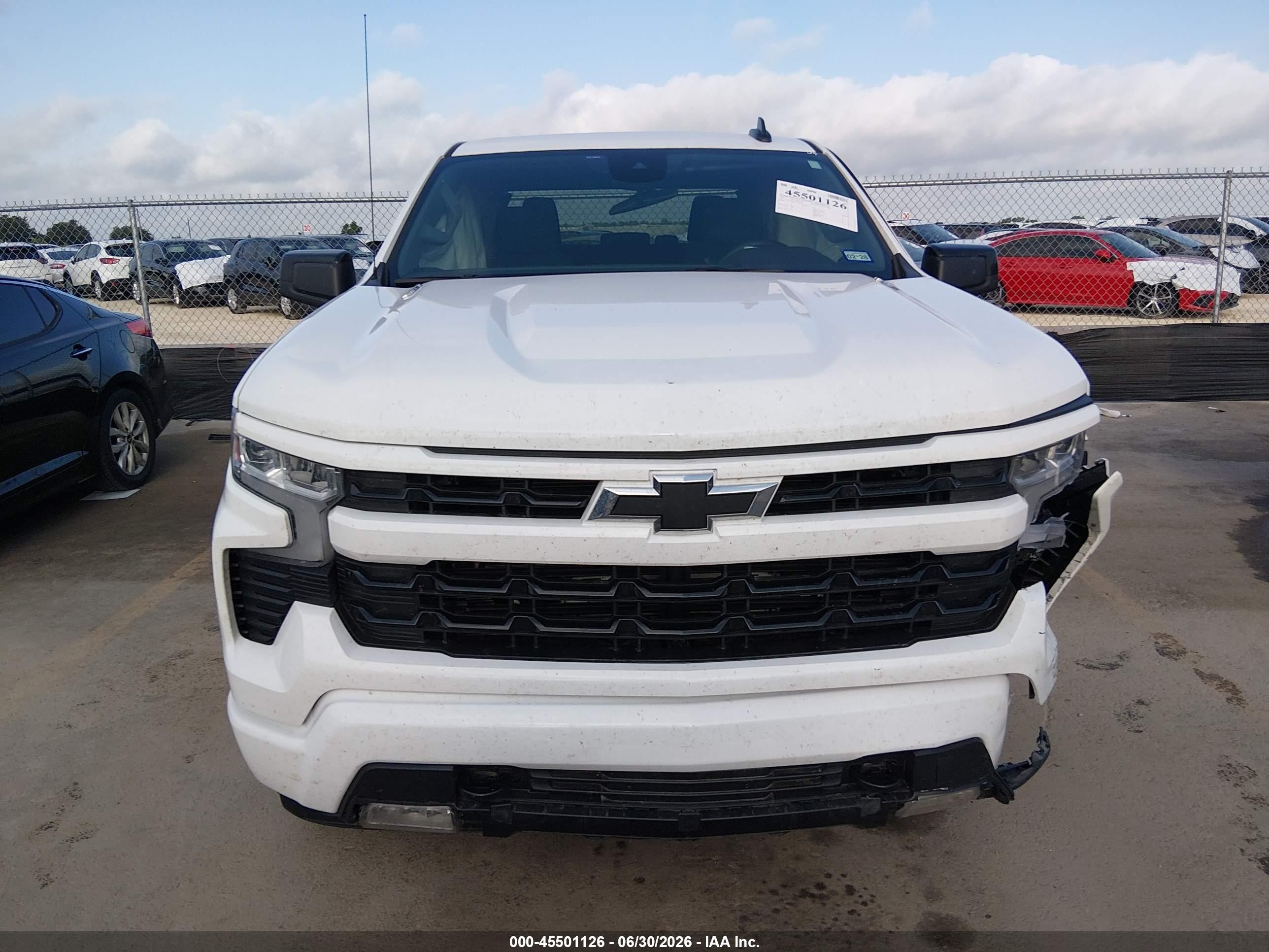 2026 Chevrolet Silverado 1500 2wd  Short Bed Rst White vin: 1GCPAWEK9TZ237482