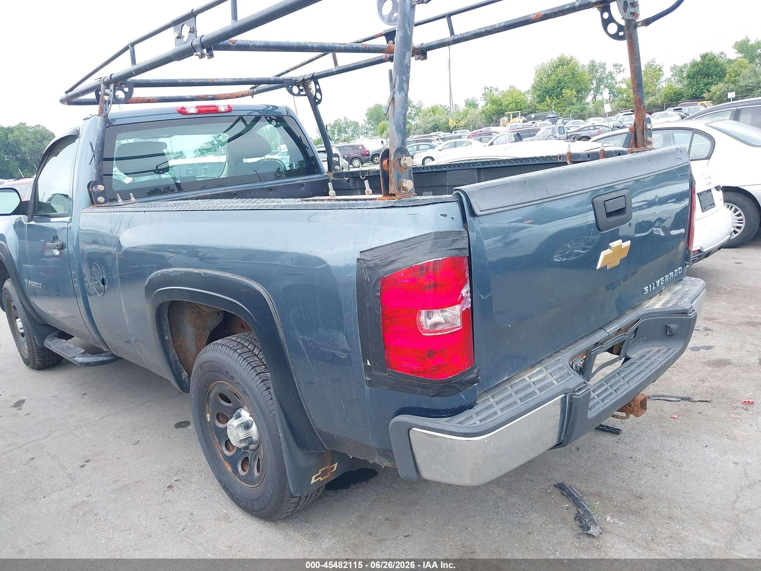 2010 Chevrolet Silverado 1500 Work Truck Blue vin: 1GCPCPEX1AZ181594