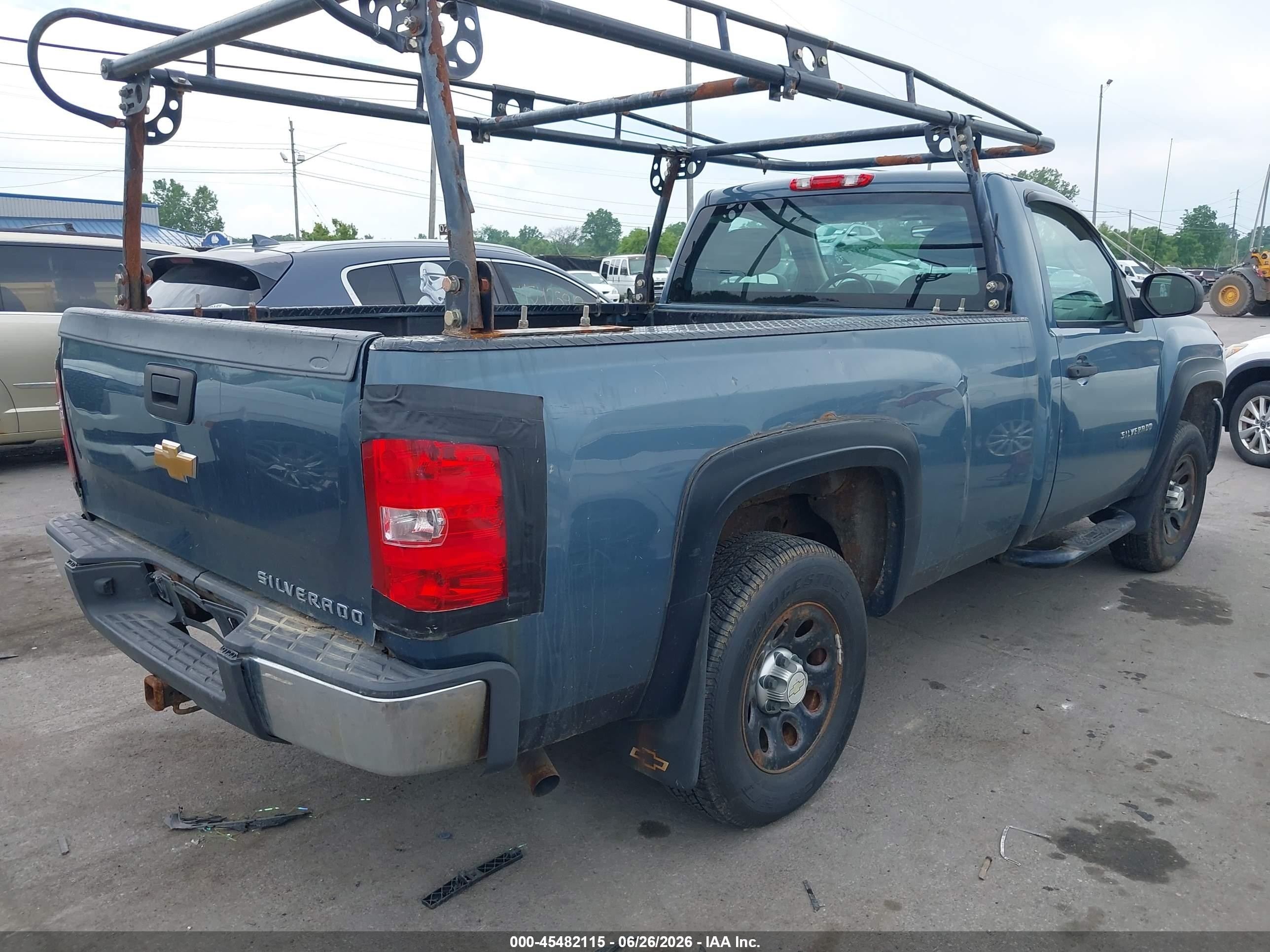 2010 Chevrolet Silverado 1500 Work Truck Blue vin: 1GCPCPEX1AZ181594