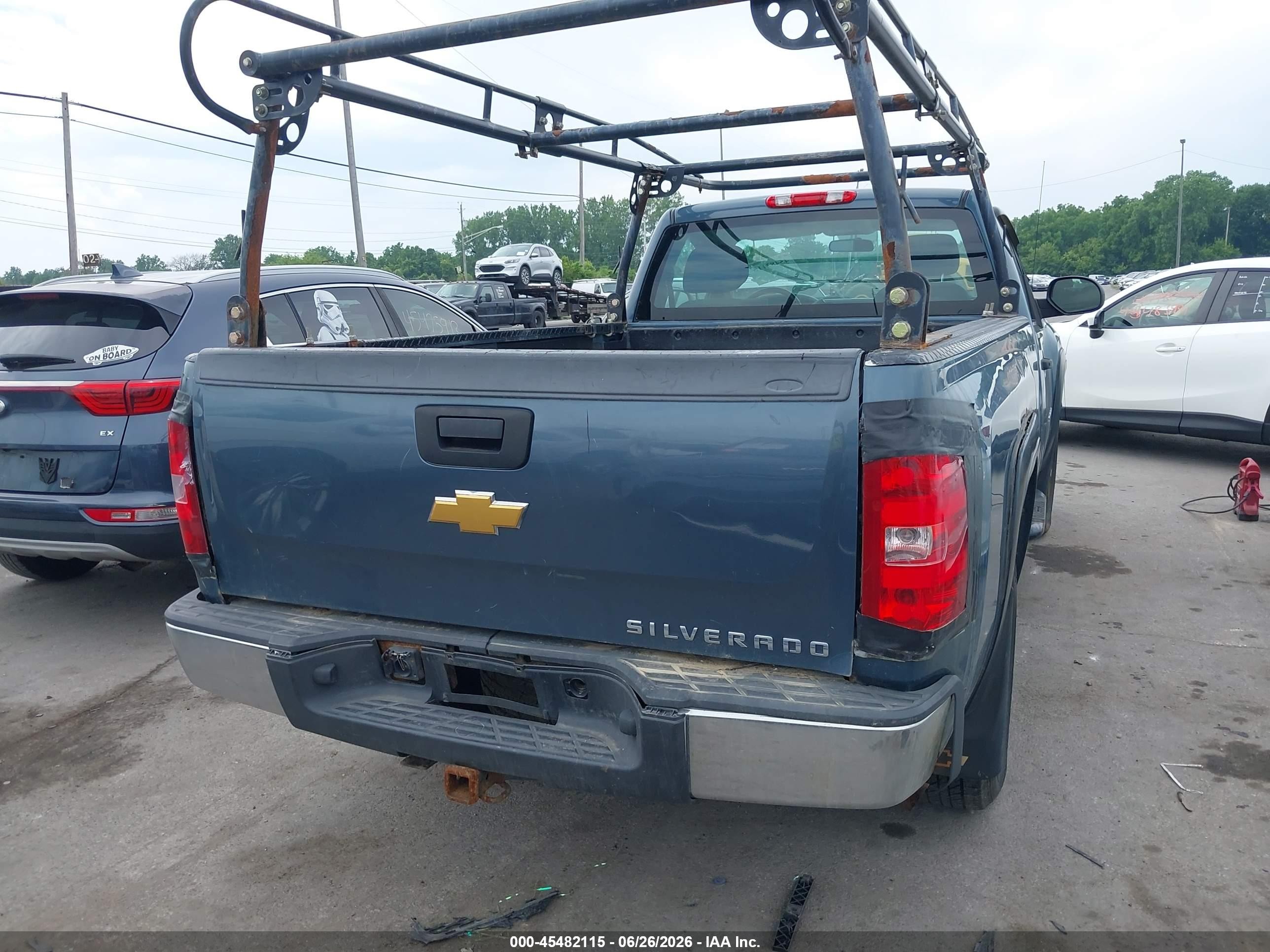 2010 Chevrolet Silverado 1500 Work Truck Blue vin: 1GCPCPEX1AZ181594