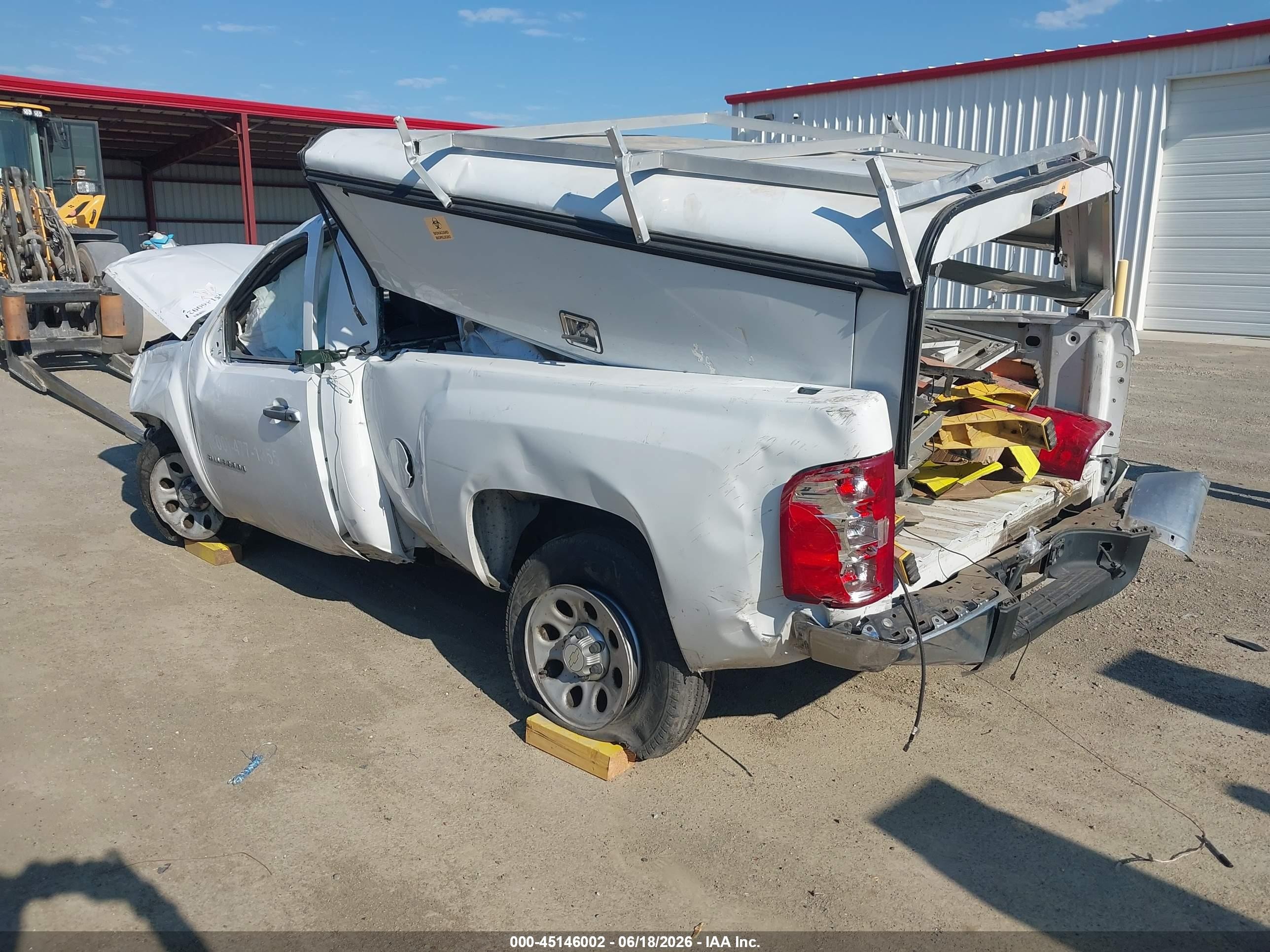 2010 Chevrolet Silverado 1500 Work Truck White vin: 1GCPCPEX2AZ134462