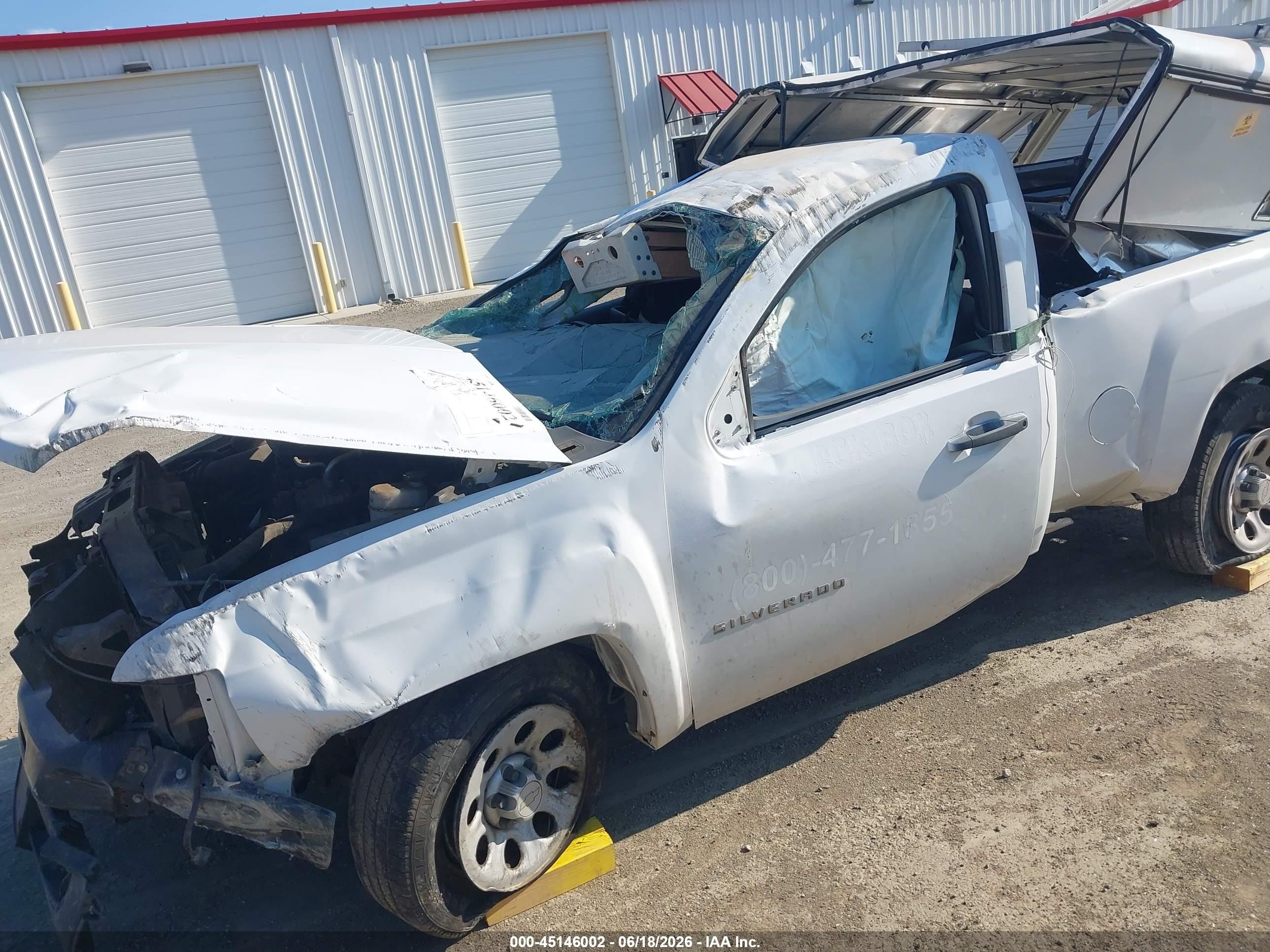 2010 Chevrolet Silverado 1500 Work Truck White vin: 1GCPCPEX2AZ134462