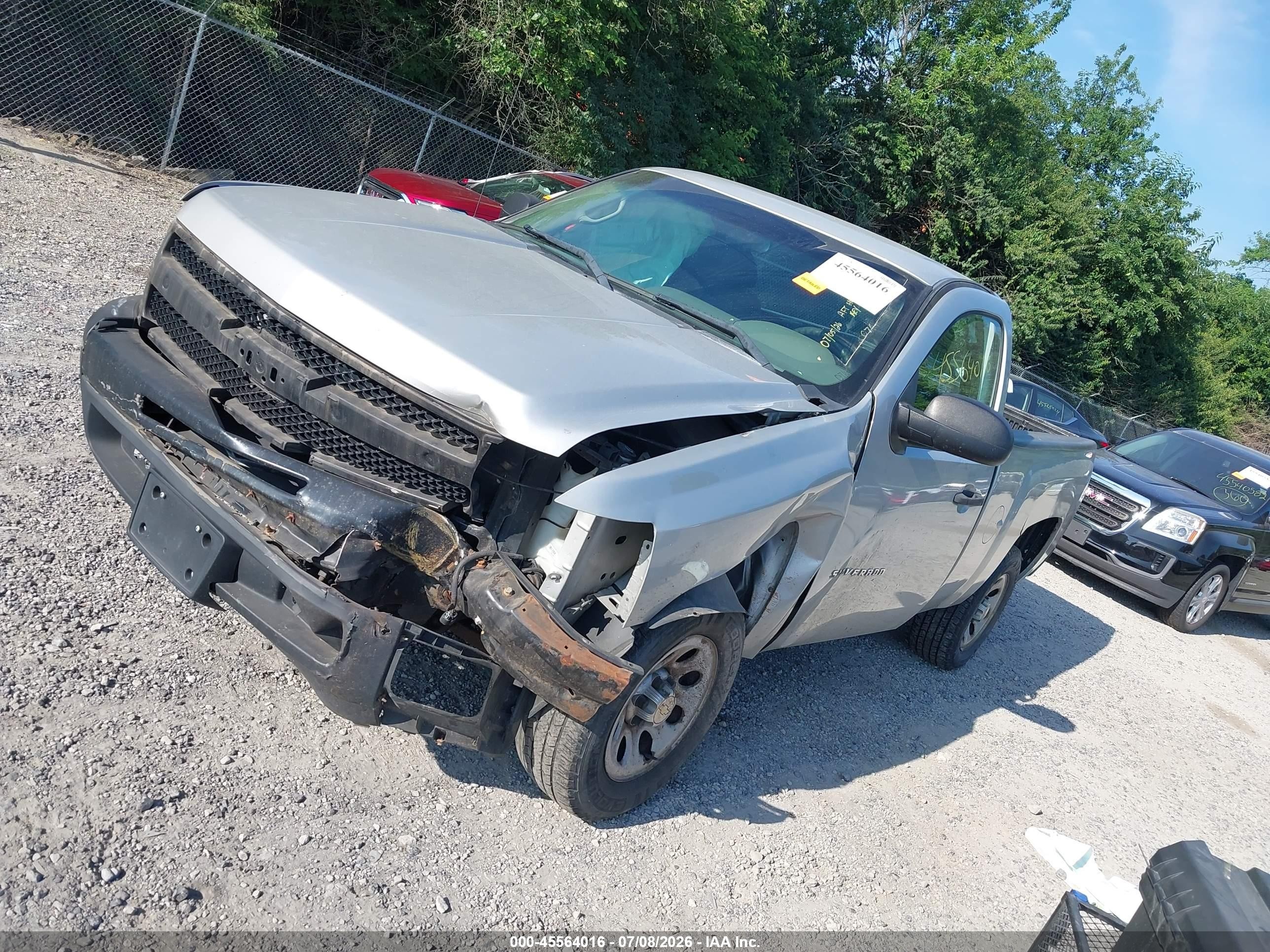 2010 Chevrolet Silverado 1500 Work Truck Silver vin: 1GCPCPEX2AZ246937