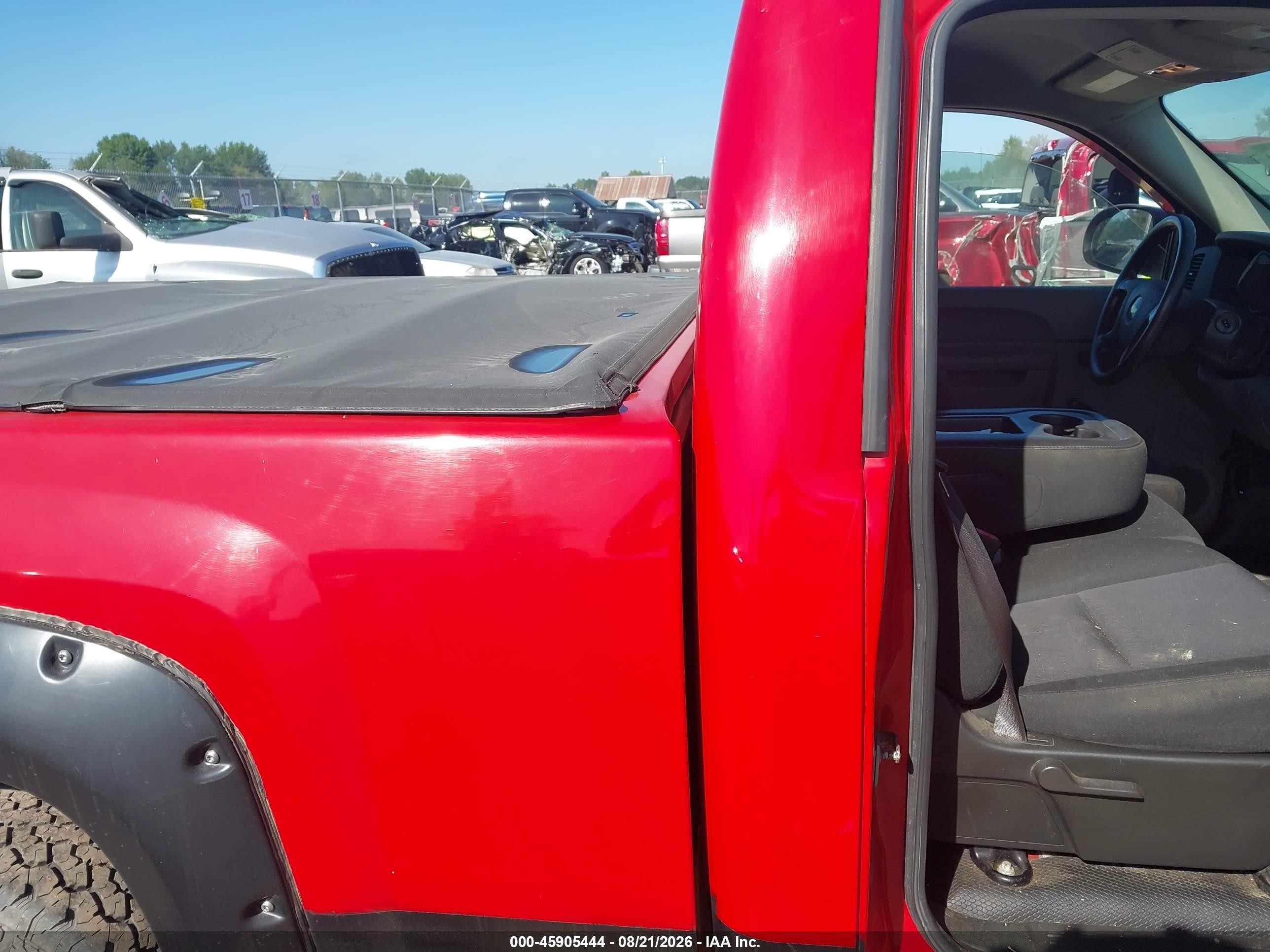 2010 Chevrolet Silverado 1500 Work Truck Red vin: 1GCPCPEX2AZ279971