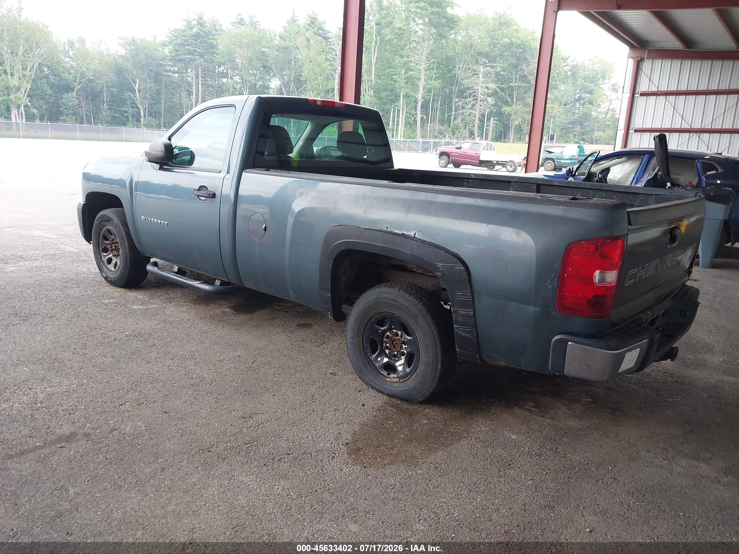 2010 Chevrolet Silverado 1500 Work Truck Blue vin: 1GCPCPEX3AZ205989