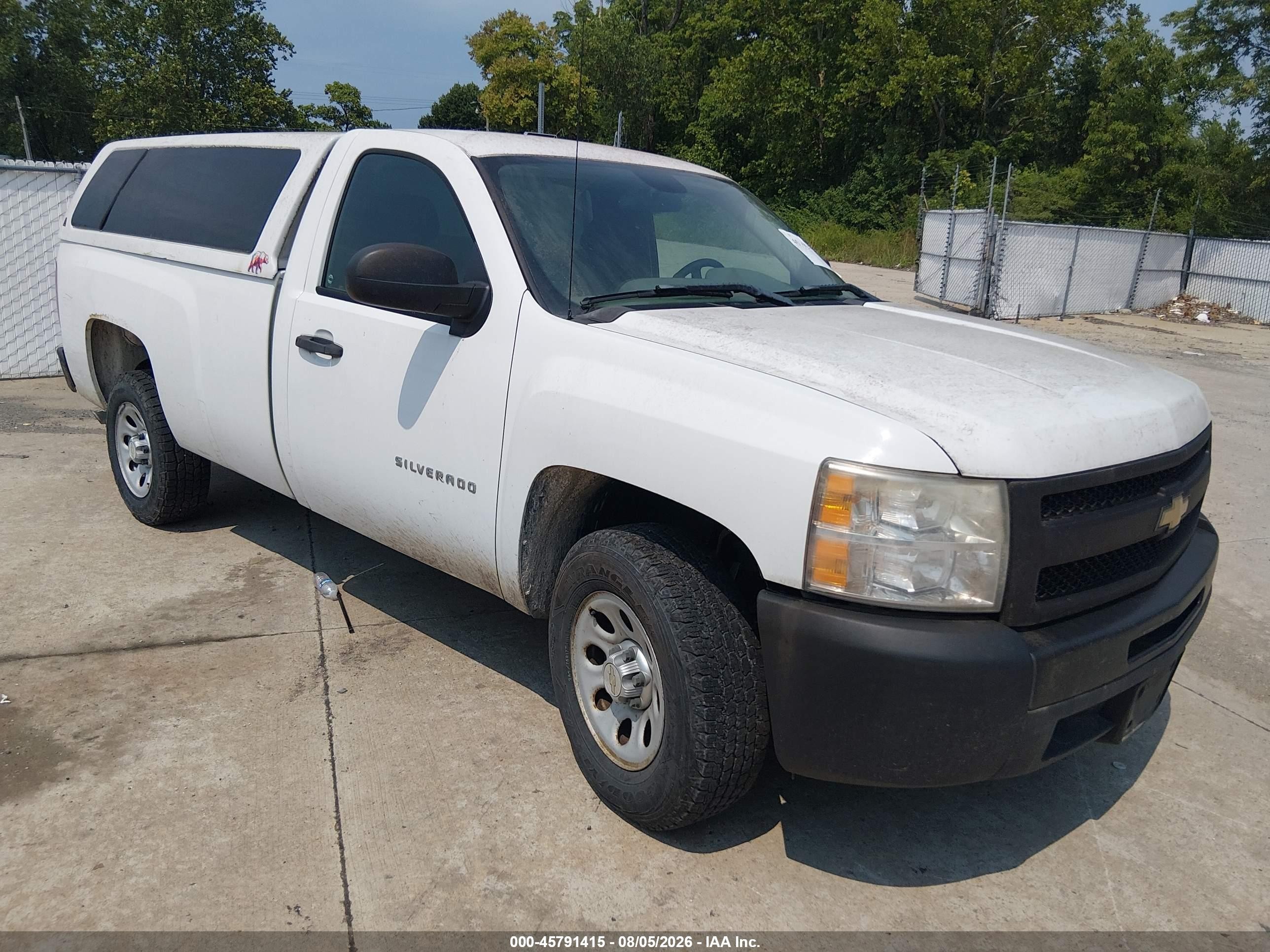 2010 Chevrolet Silverado 1500 Work Truck Белый vin: 1GCPCPEX4AZ259477
