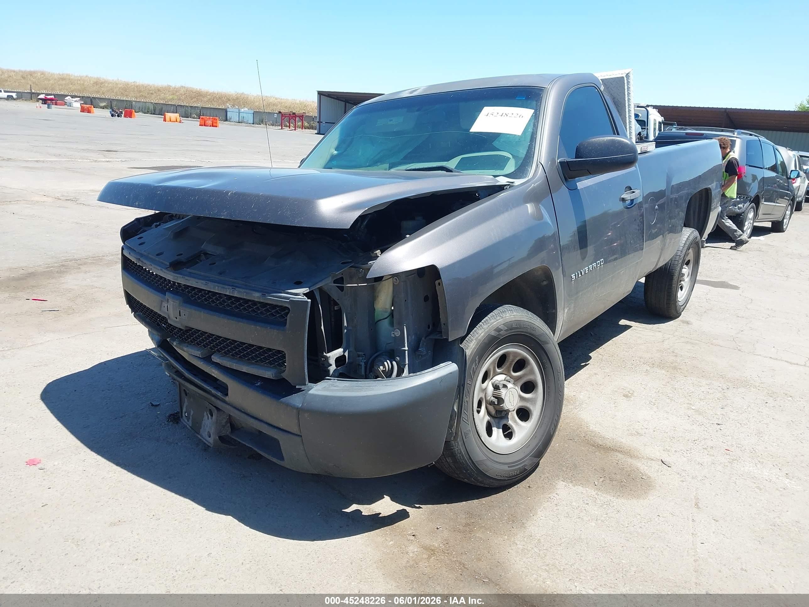 2010 Chevrolet Silverado 1500 Work Truck Black vin: 1GCPCPEX7AZ189313