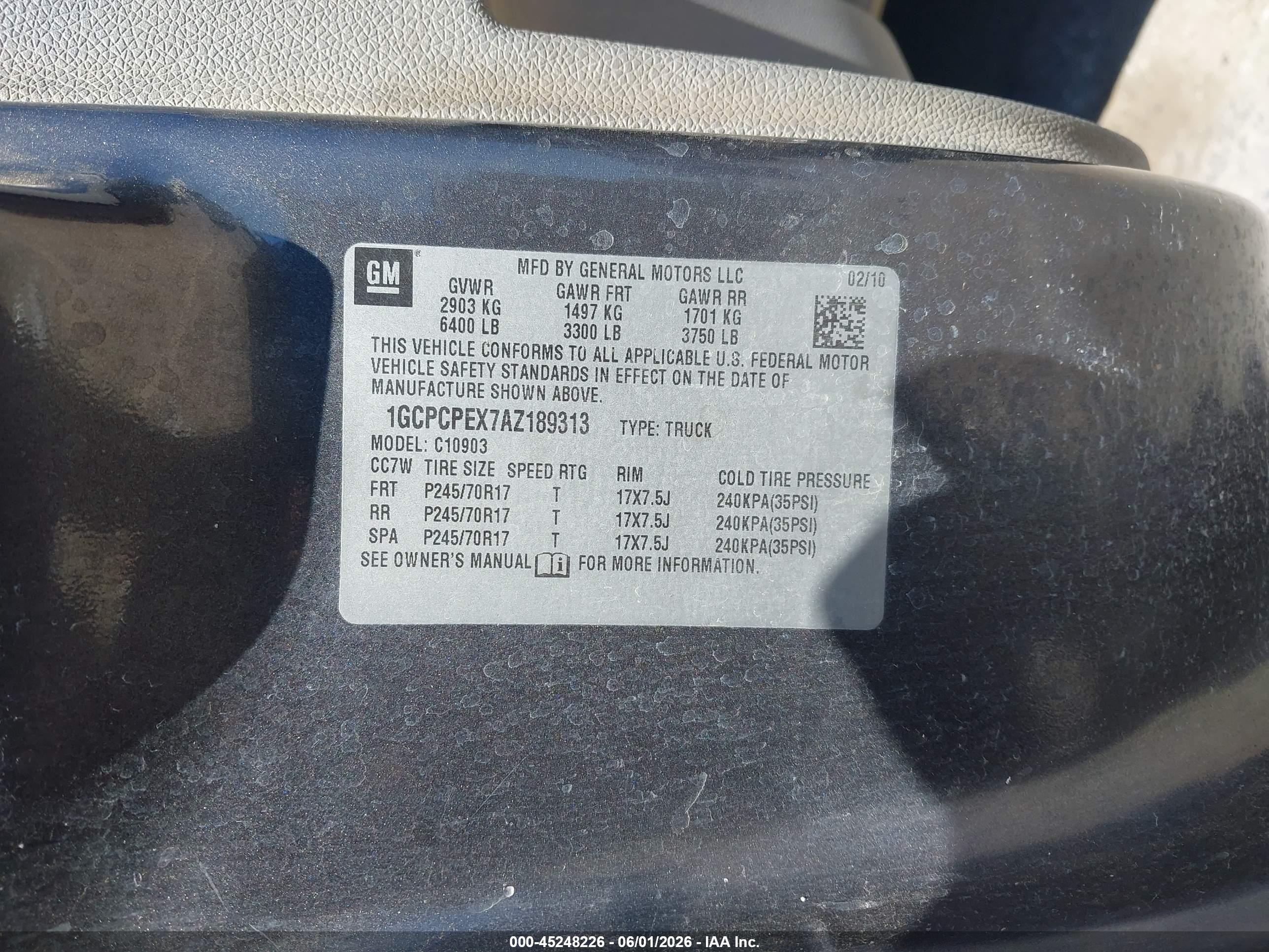 2010 Chevrolet Silverado 1500 Work Truck Black vin: 1GCPCPEX7AZ189313
