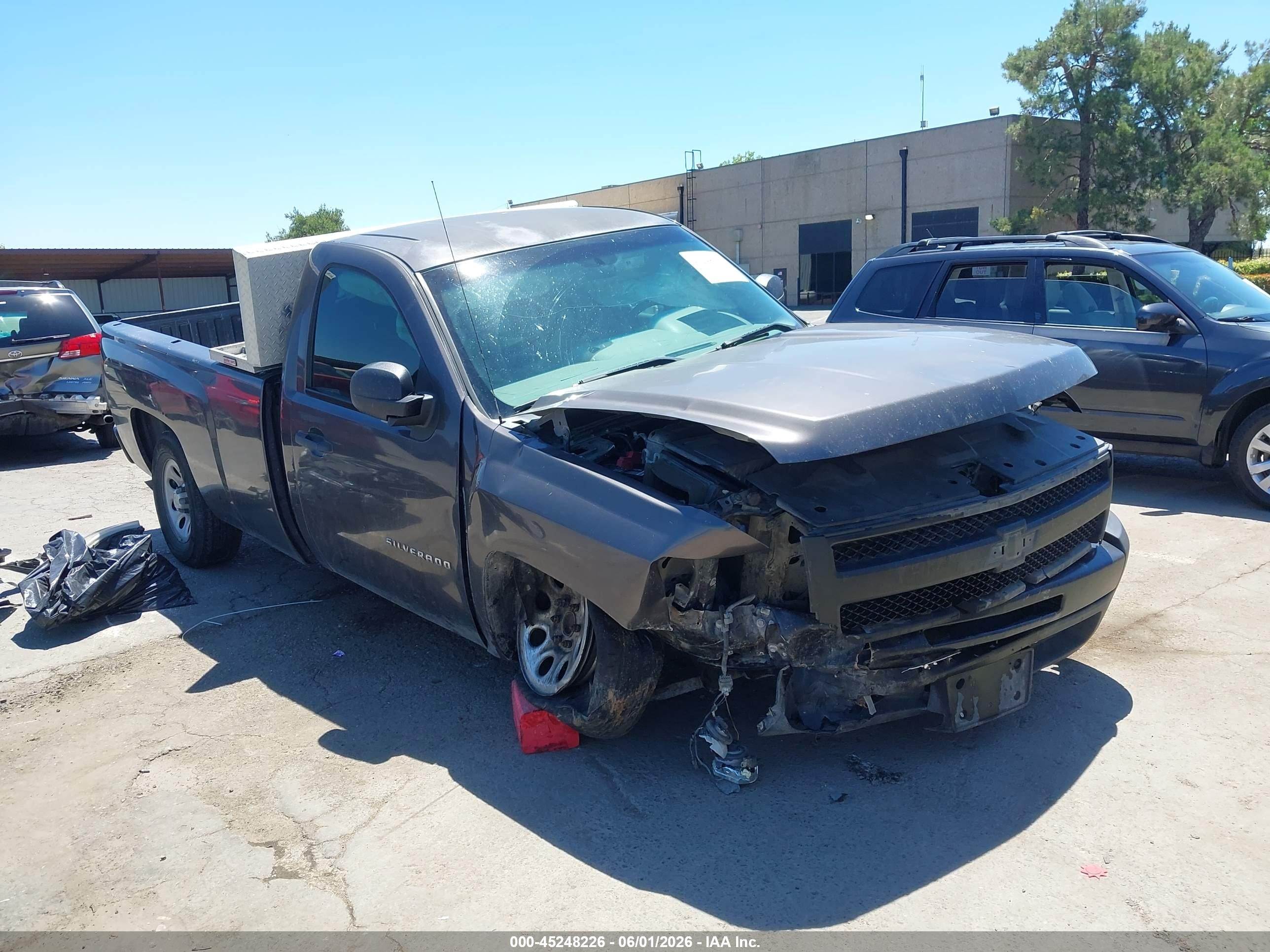 2010 Chevrolet Silverado 1500 Work Truck Black vin: 1GCPCPEX7AZ189313