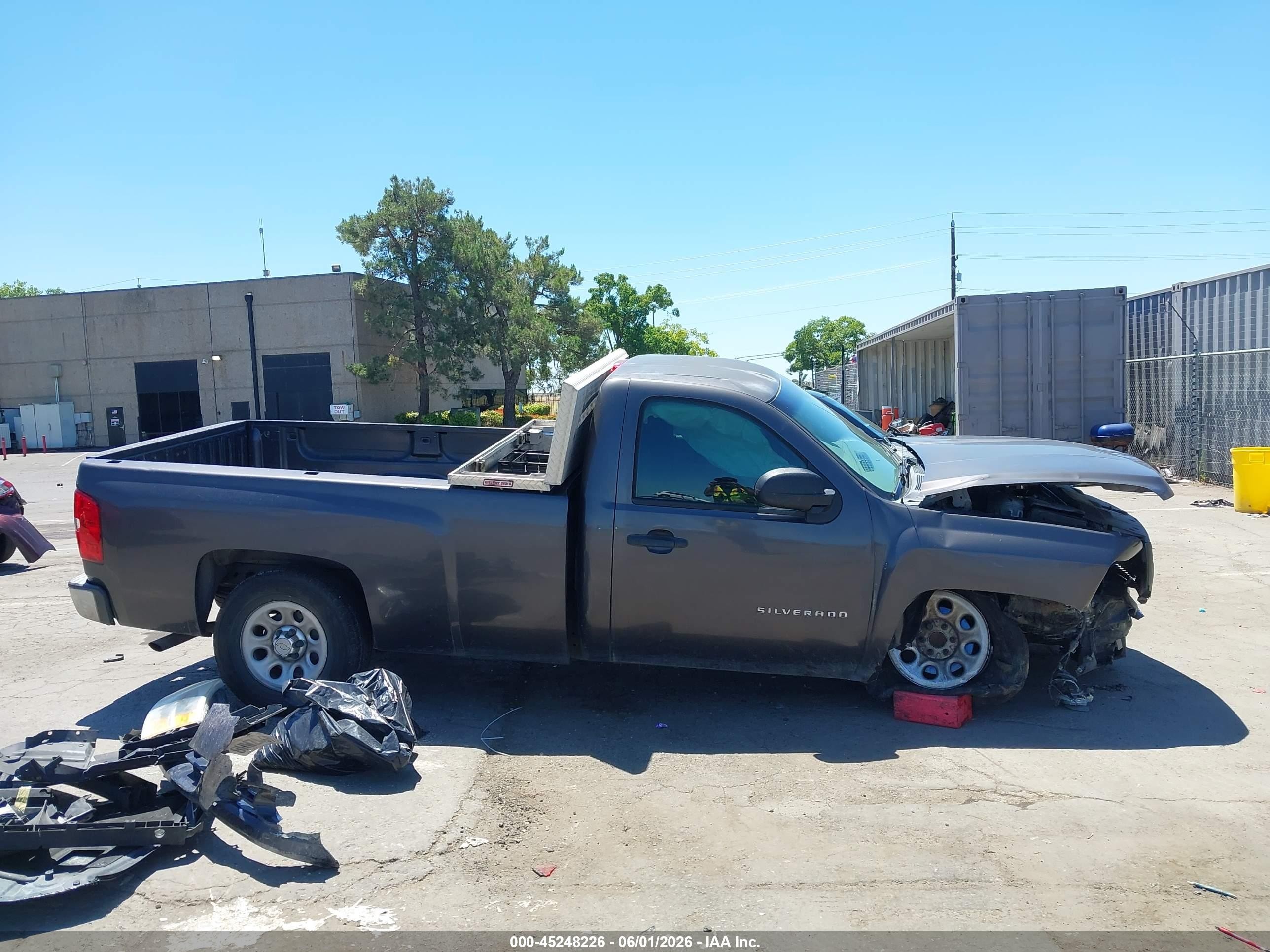 2010 Chevrolet Silverado 1500 Work Truck Black vin: 1GCPCPEX7AZ189313