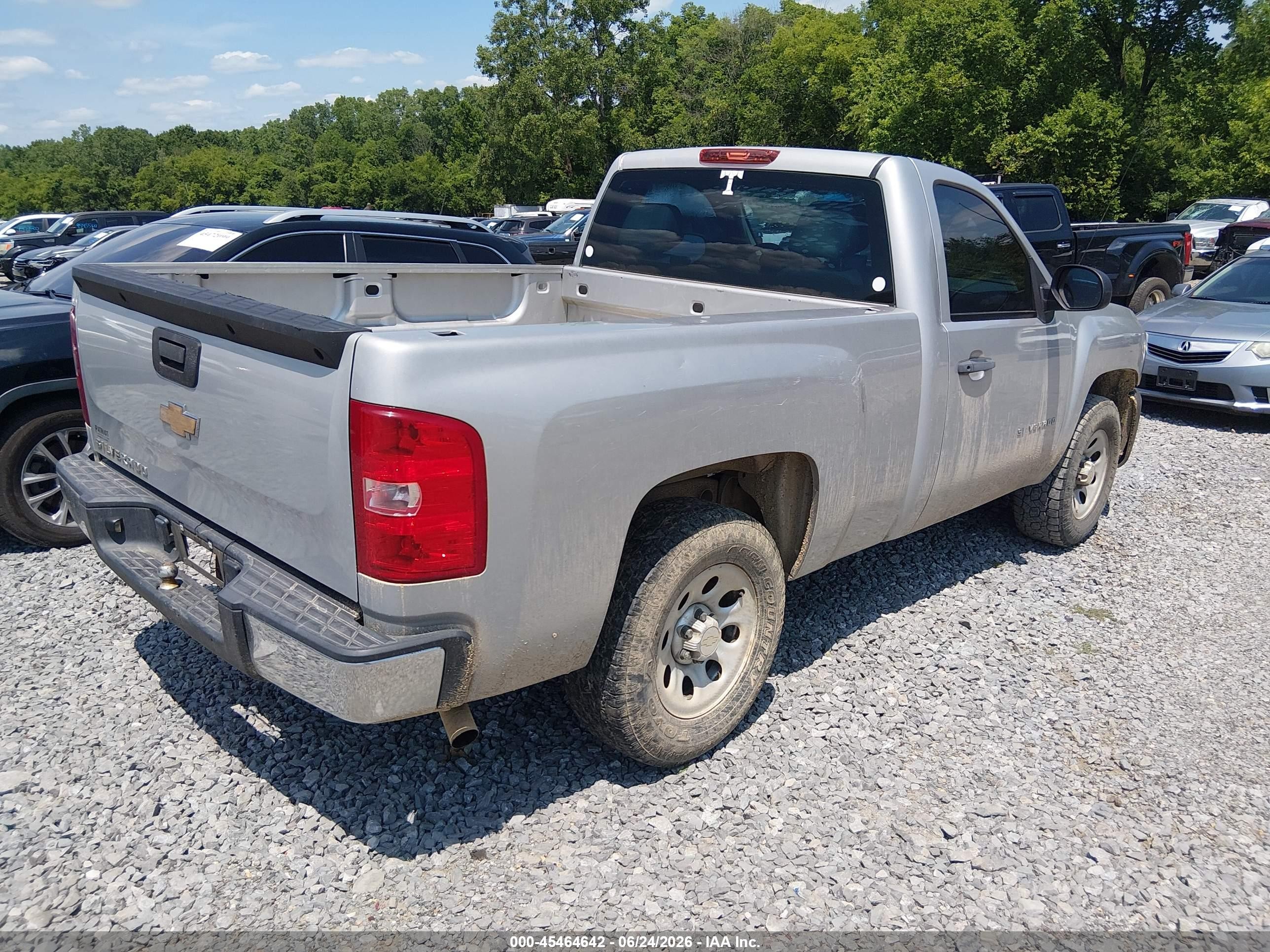 2010 Chevrolet Silverado 1500 Work Truck Gray vin: 1GCPCPEX8AZ166767