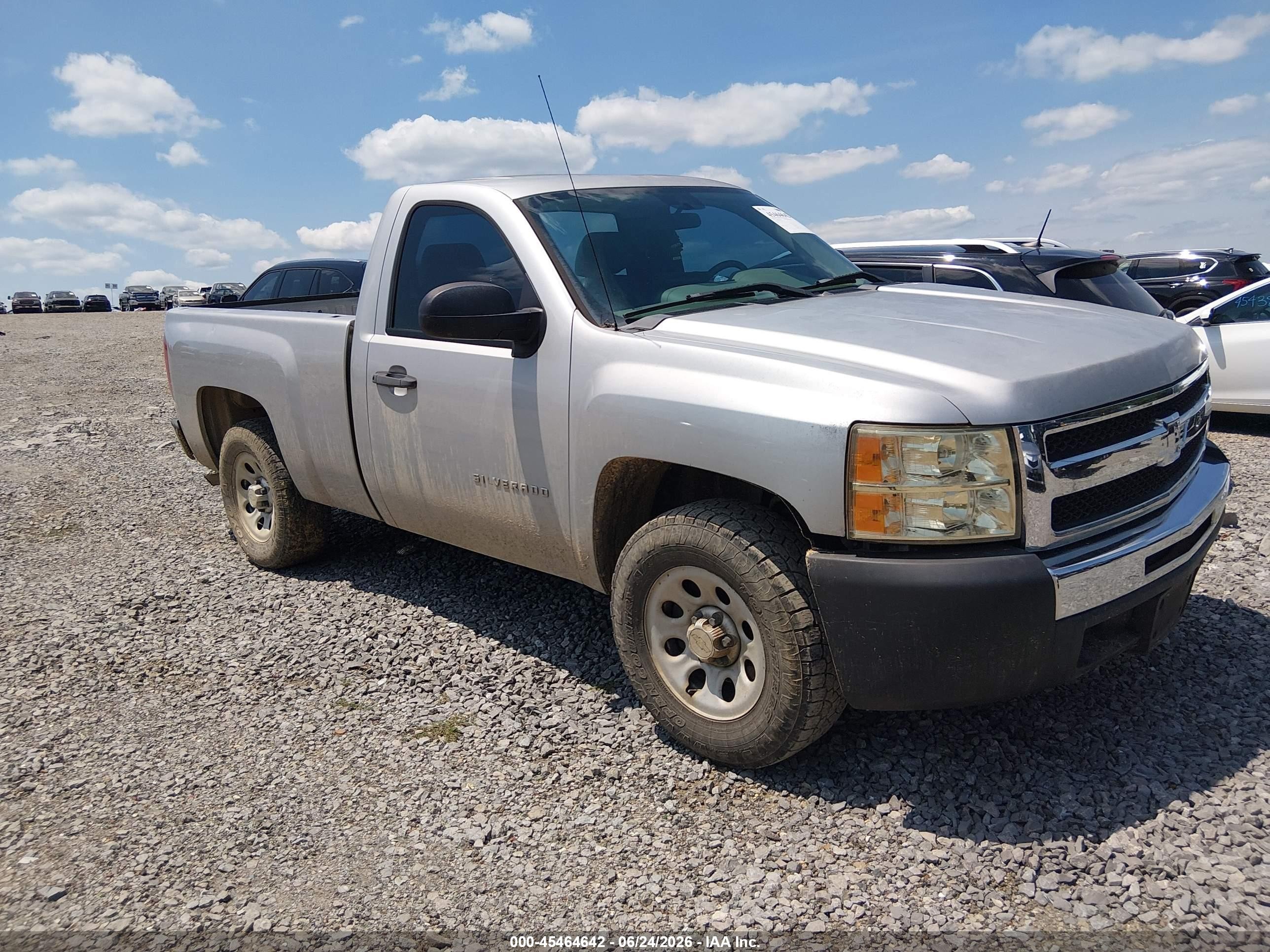2010 Chevrolet Silverado 1500 Work Truck Gray vin: 1GCPCPEX8AZ166767
