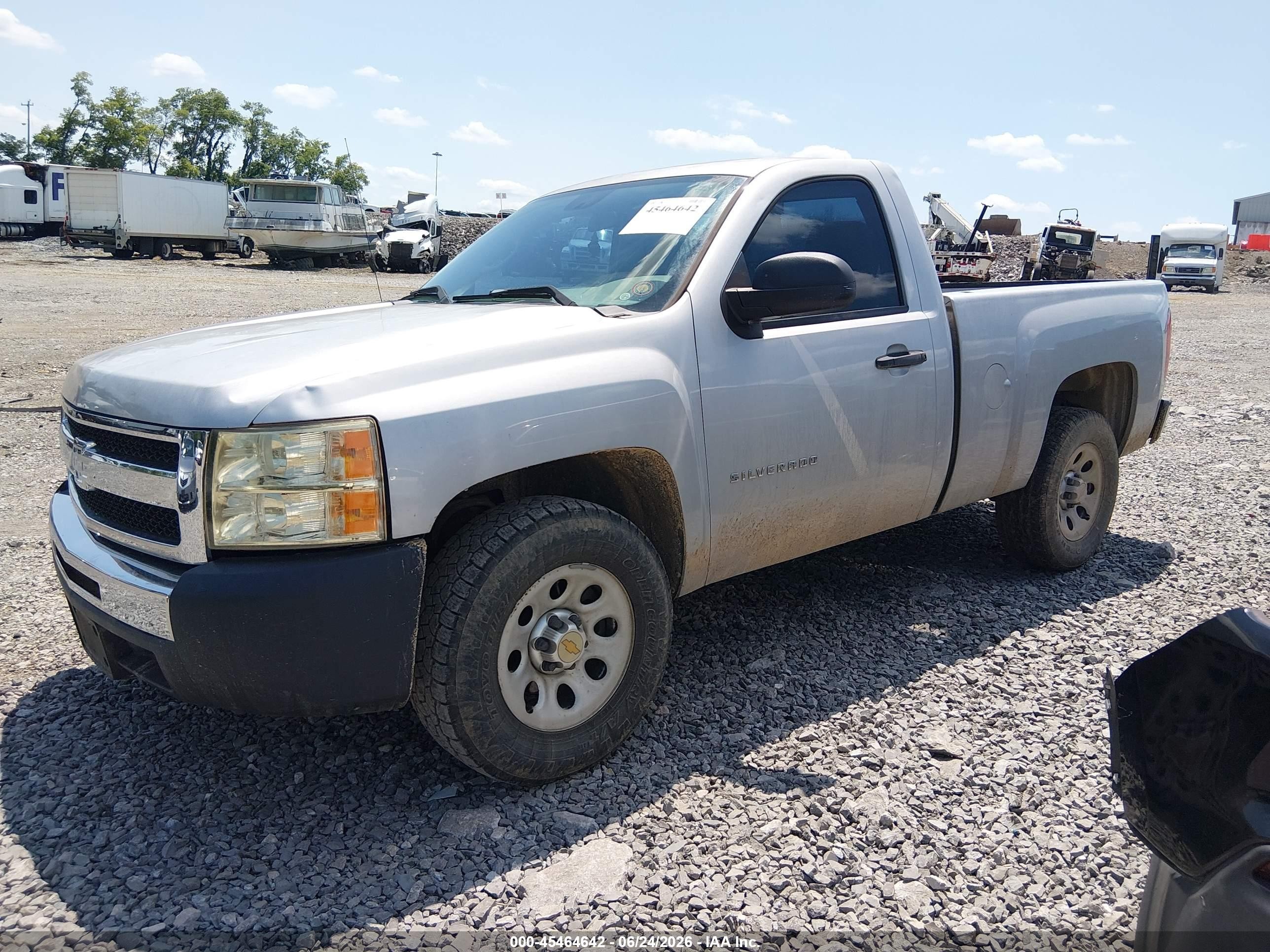 2010 Chevrolet Silverado 1500 Work Truck Gray vin: 1GCPCPEX8AZ166767