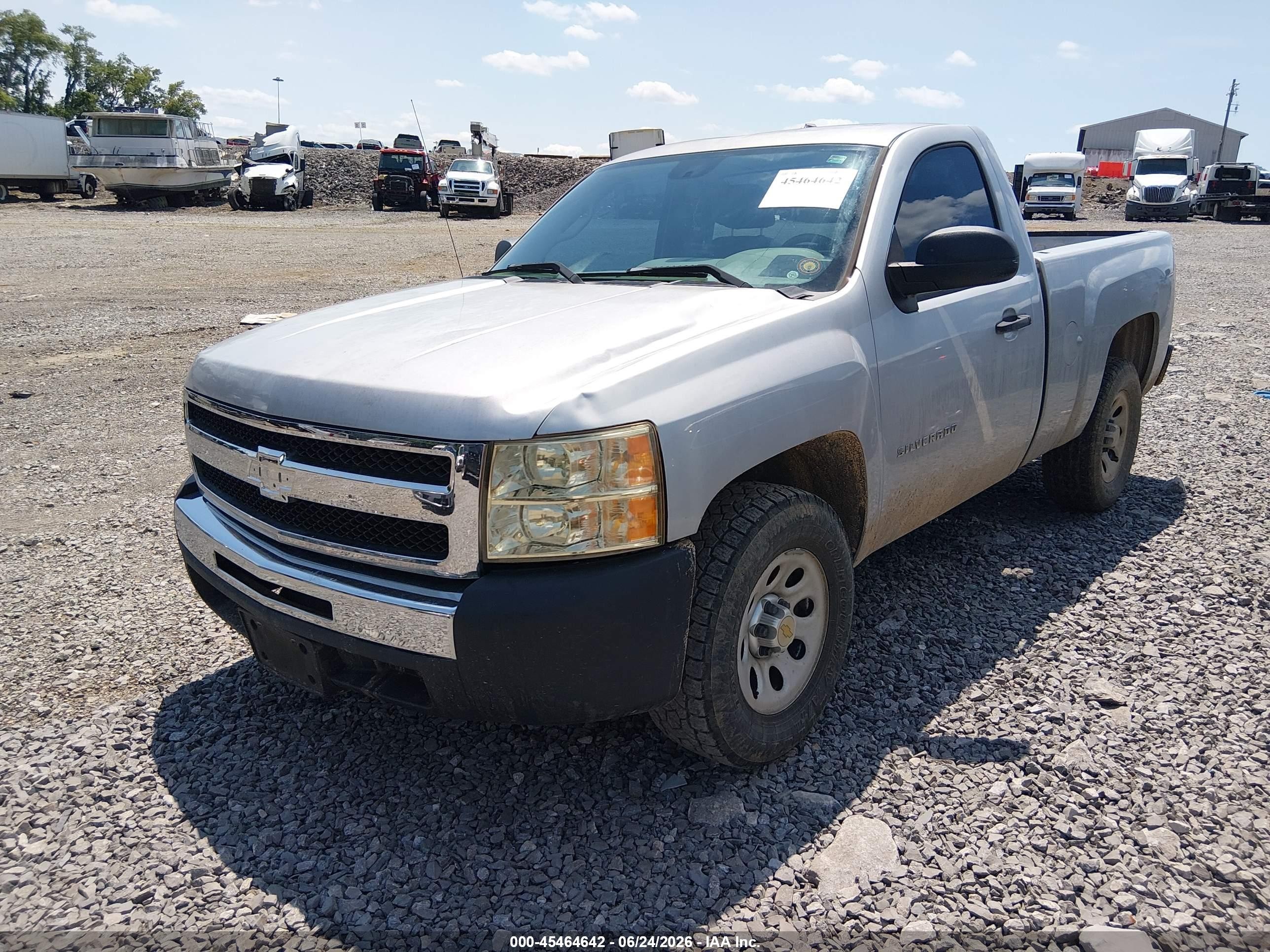 2010 Chevrolet Silverado 1500 Work Truck Gray vin: 1GCPCPEX8AZ166767