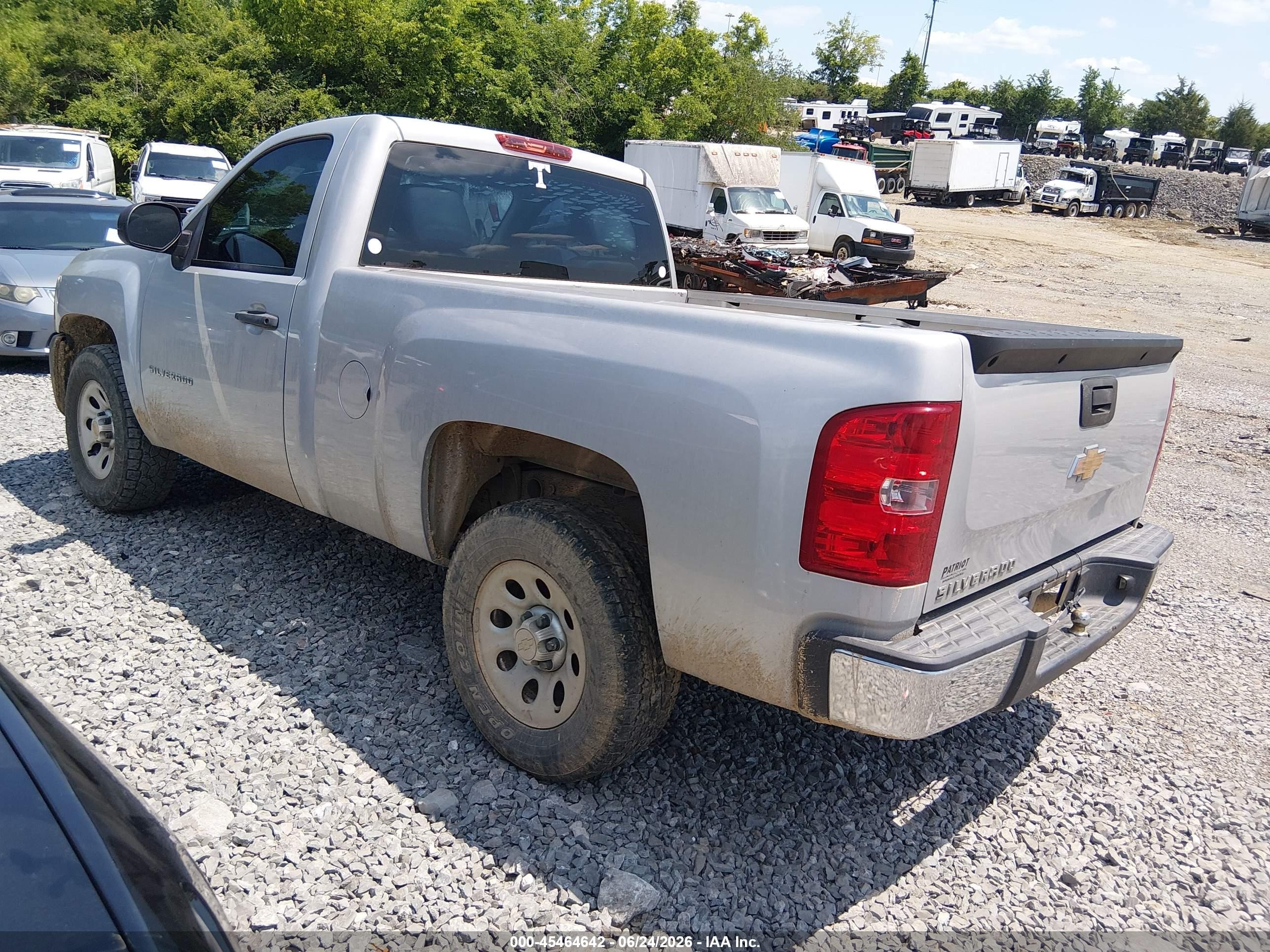 2010 Chevrolet Silverado 1500 Work Truck Gray vin: 1GCPCPEX8AZ166767