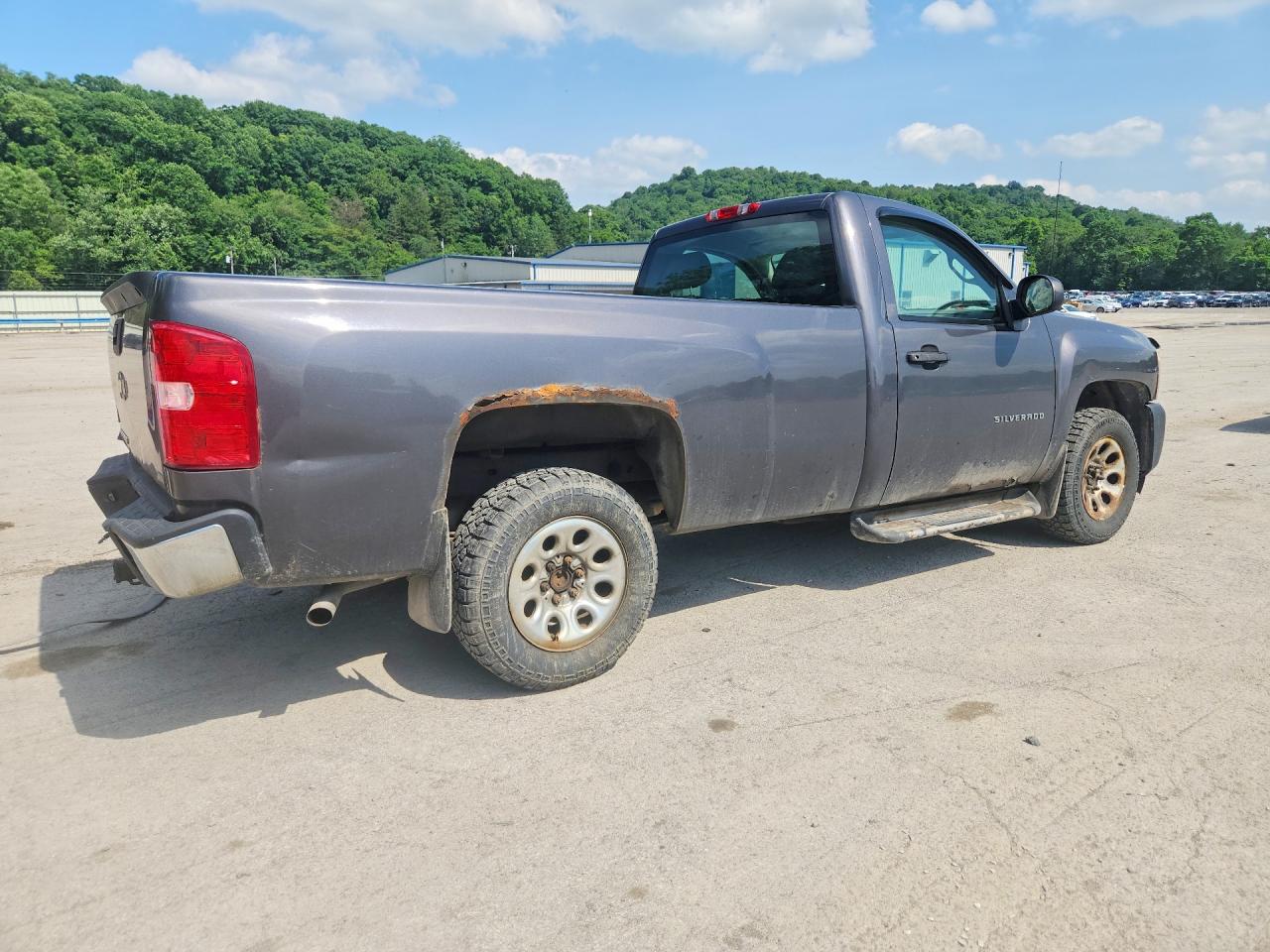 2010 Chevrolet Silverado C1500 Gray vin: 1GCPCPEXXAZ260388