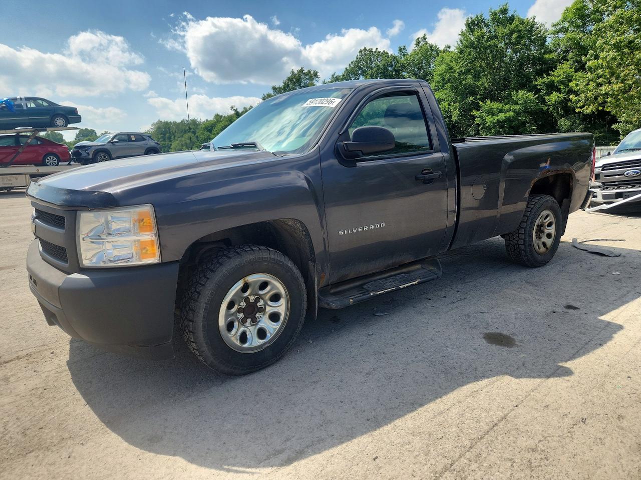2010 Chevrolet Silverado C1500 Gray vin: 1GCPCPEXXAZ260388