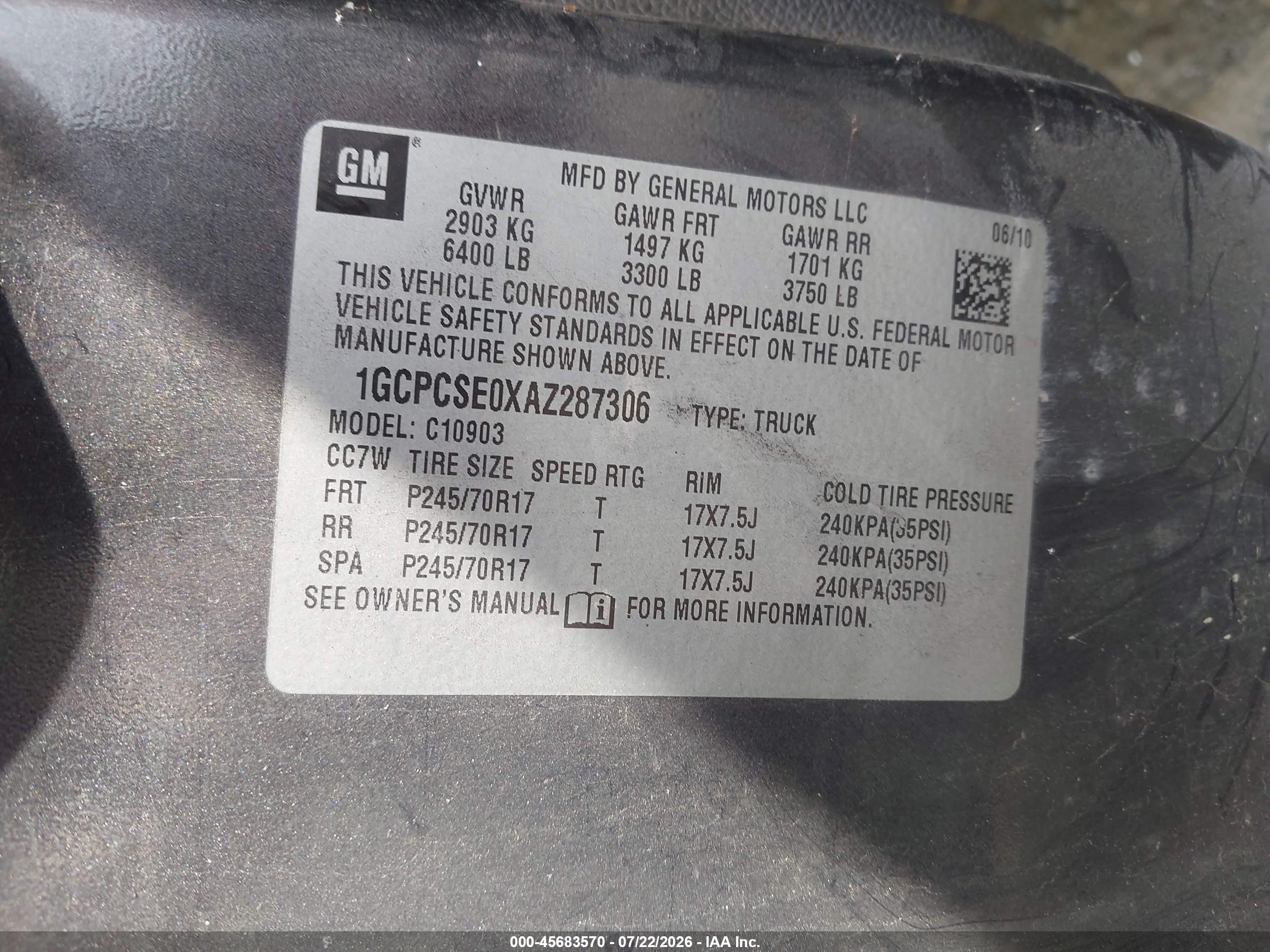 2010 Chevrolet Silverado 1500 Lt Gray vin: 1GCPCSE0XAZ287306