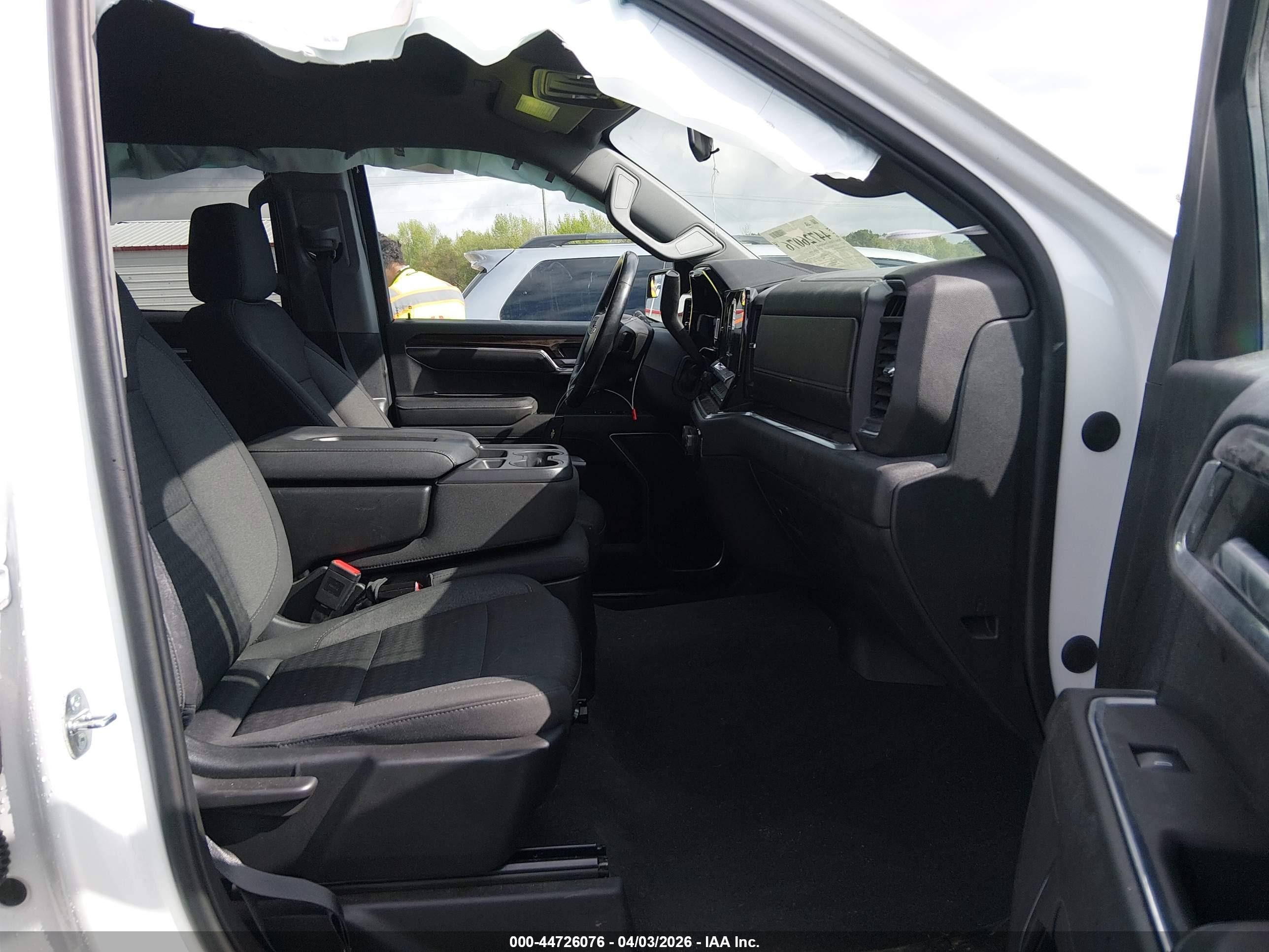 2023 Chevrolet Silverado 1500 4wd  Short Bed Lt With 2fl Белый vin: 1GCPDKEK0PZ120038