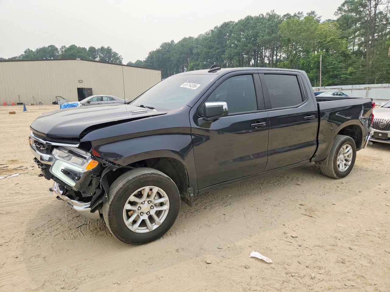 2024 Chevrolet Silverado K1500 Lt-l Black vin: 1GCPDKEKXRZ333176