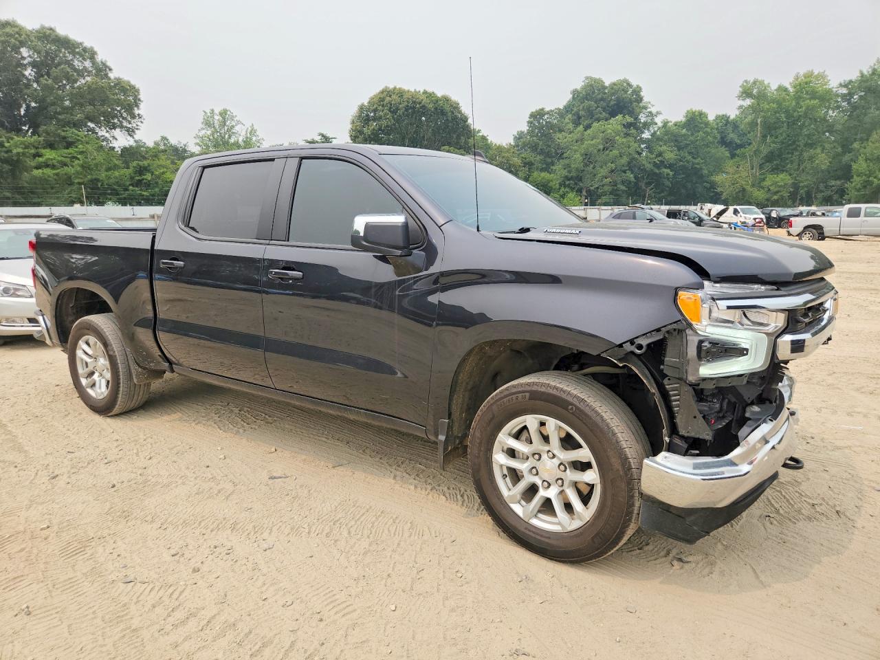 2024 Chevrolet Silverado K1500 Lt-l Black vin: 1GCPDKEKXRZ333176
