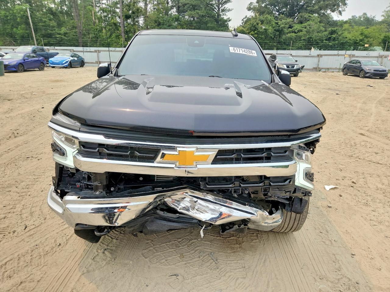 2024 Chevrolet Silverado K1500 Lt-l Black vin: 1GCPDKEKXRZ333176