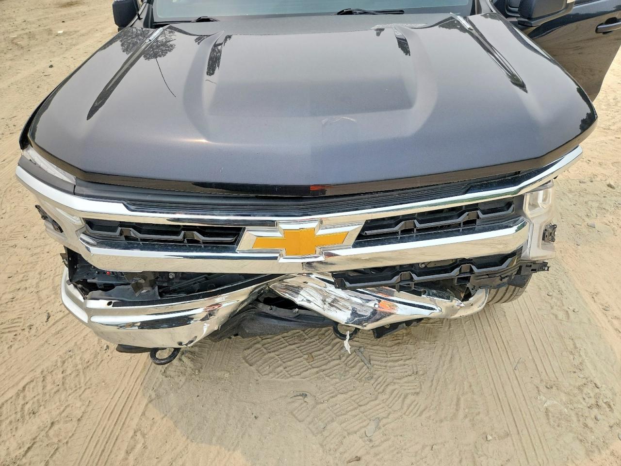 2024 Chevrolet Silverado K1500 Lt-l Black vin: 1GCPDKEKXRZ333176