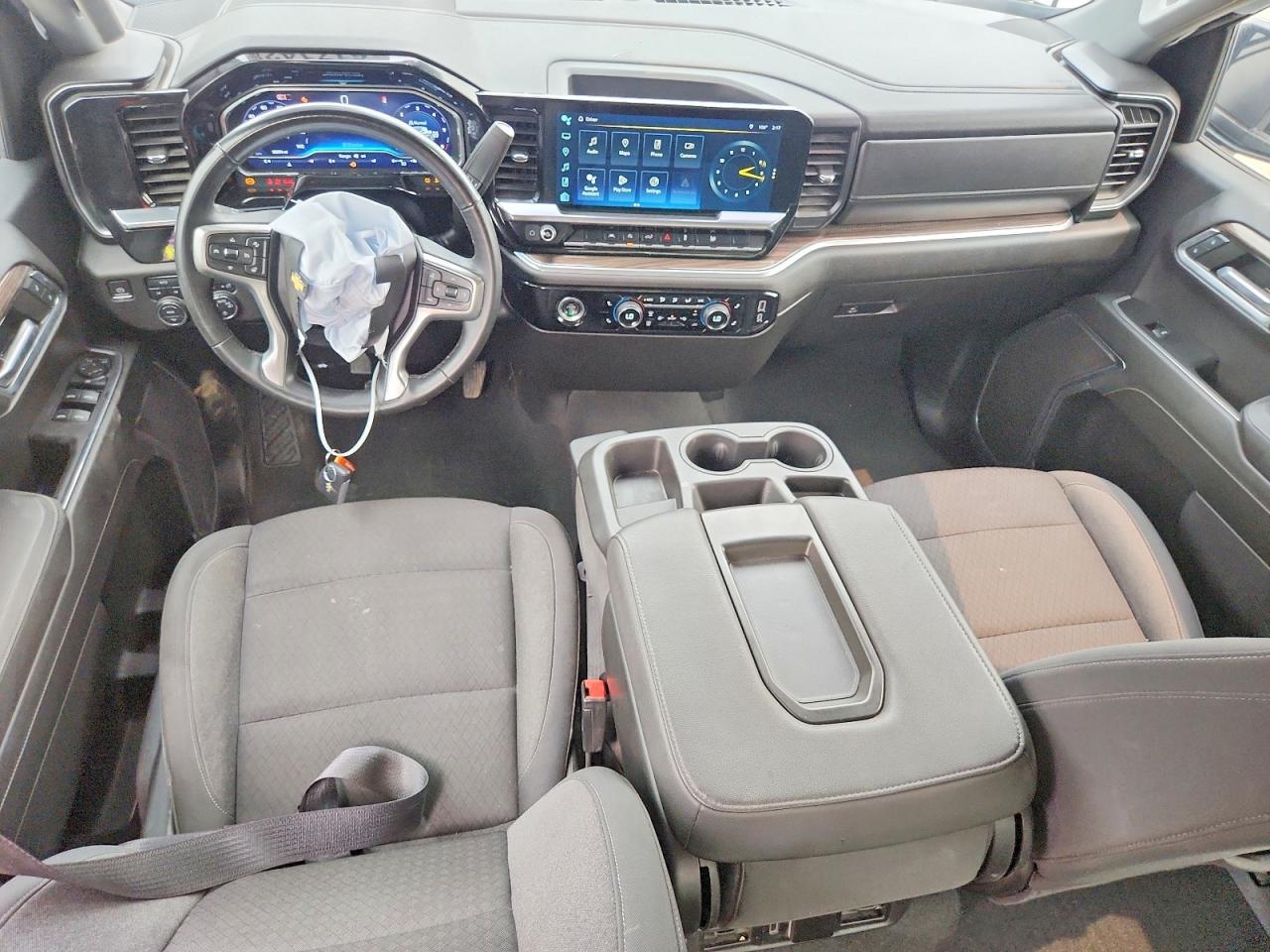 2024 Chevrolet Silverado K1500 Lt-l Black vin: 1GCPDKEKXRZ333176