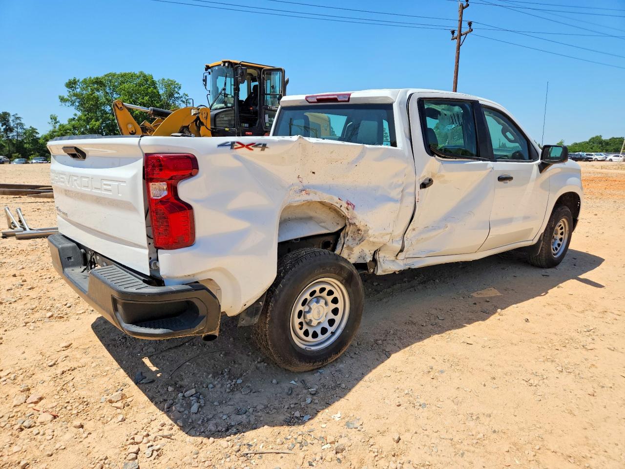 2025 Chevrolet Silverado K1500 White vin: 1GCPKAEK1SZ155129