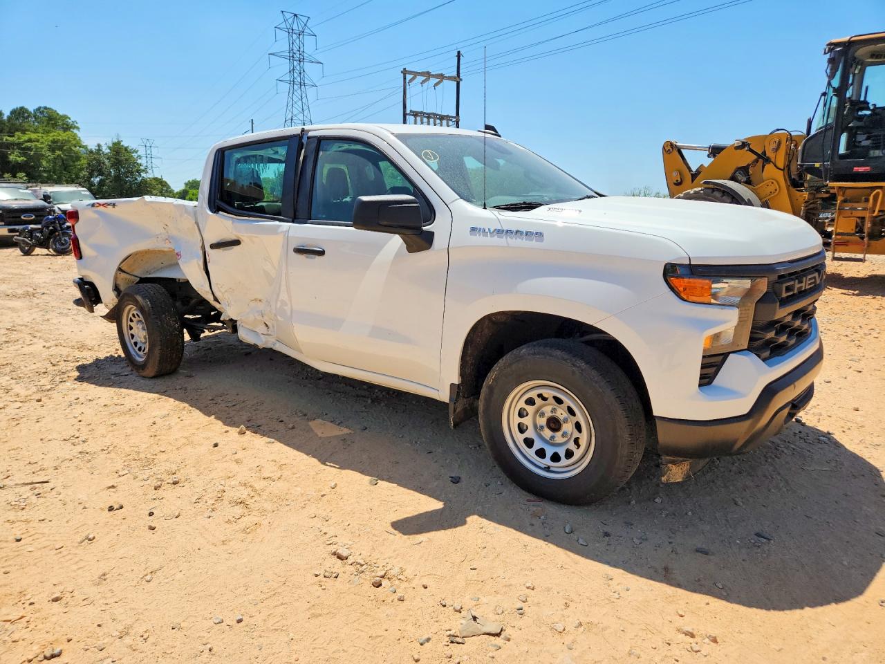 2025 Chevrolet Silverado K1500 White vin: 1GCPKAEK1SZ155129