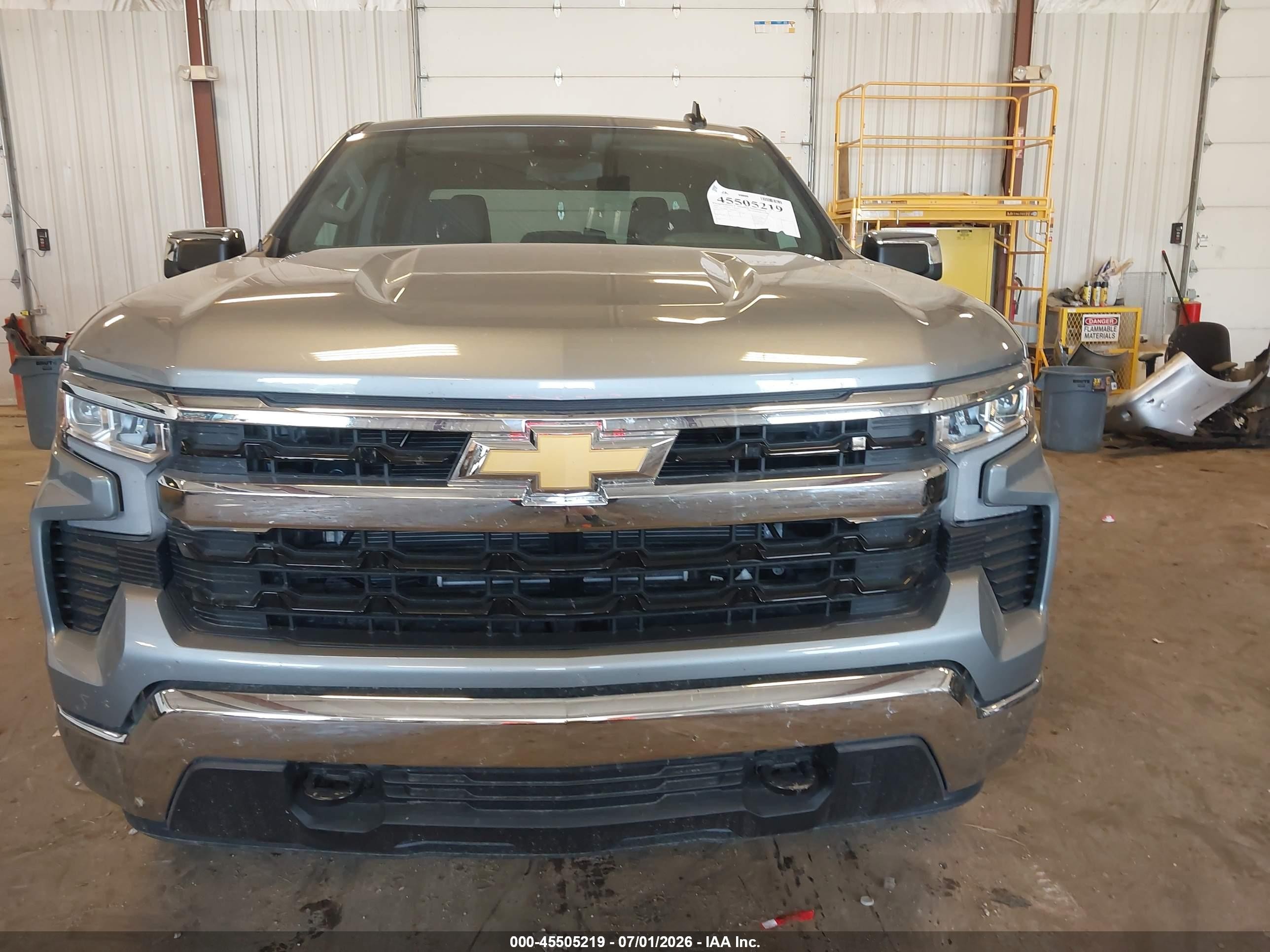 2025 Chevrolet Silverado 1500 4wd  Short Bed Lt With 2fl Серый vin: 1GCPKKEKXSZ290177