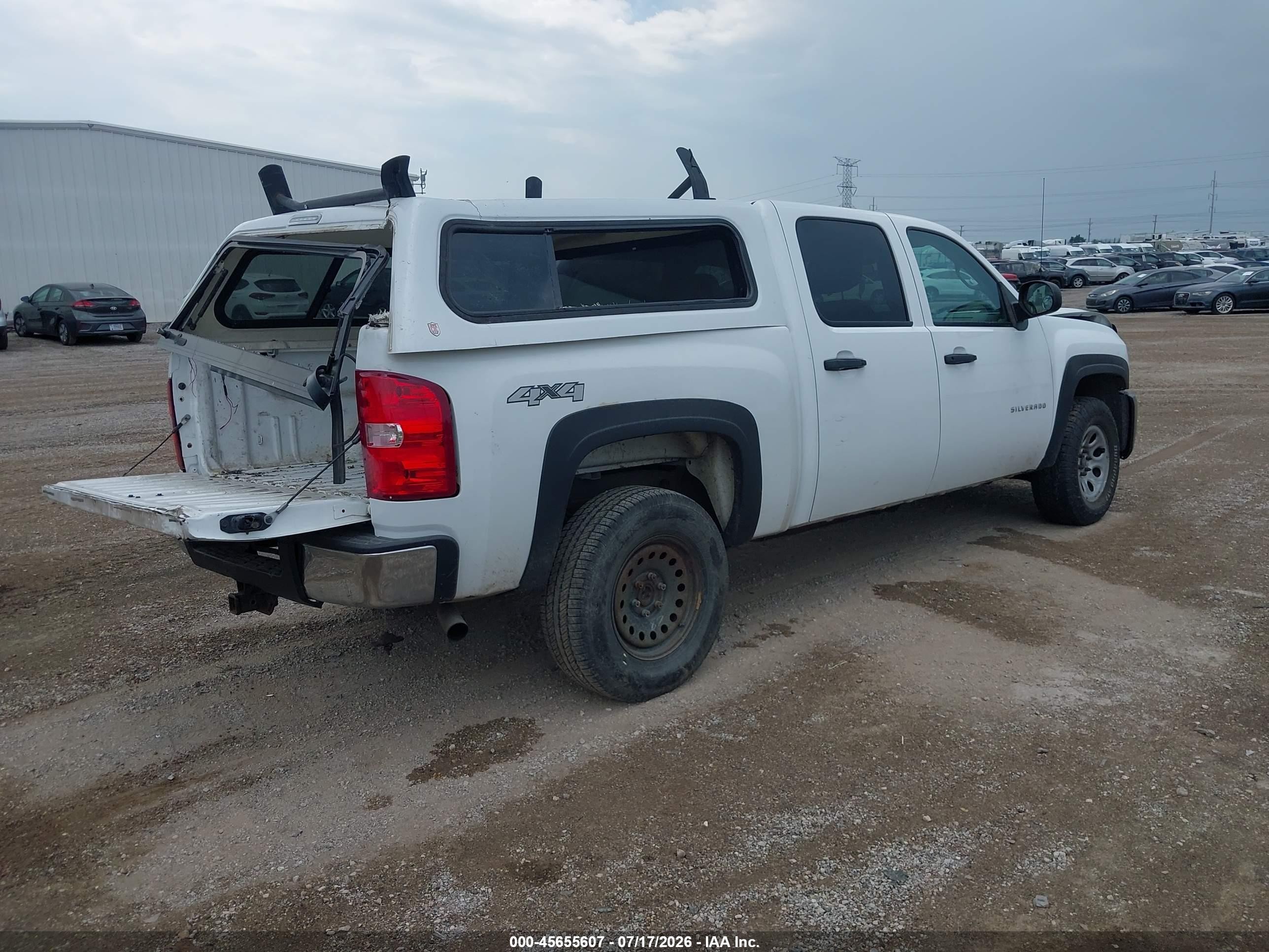 2011 Chevrolet Silverado 1500 Work Truck White vin: 1GCPKPE37BF185510