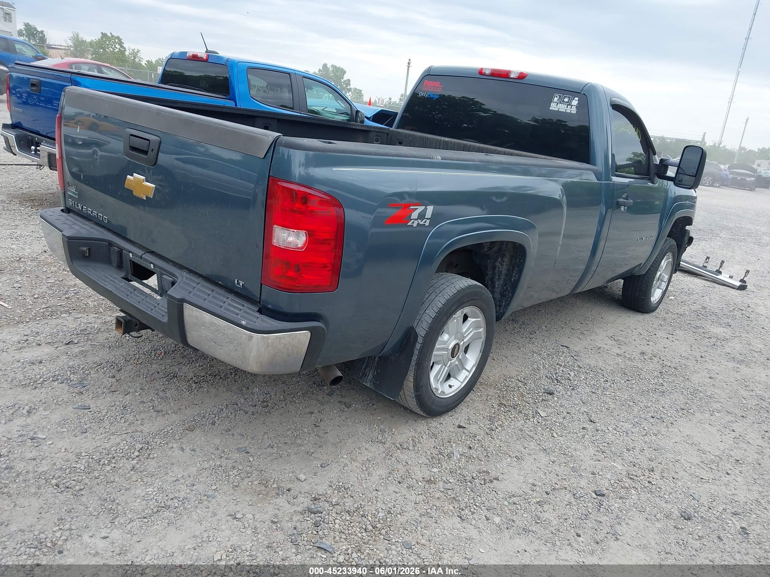2010 Chevrolet Silverado 1500 Lt Turquoise vin: 1GCPKSE03AZ258832