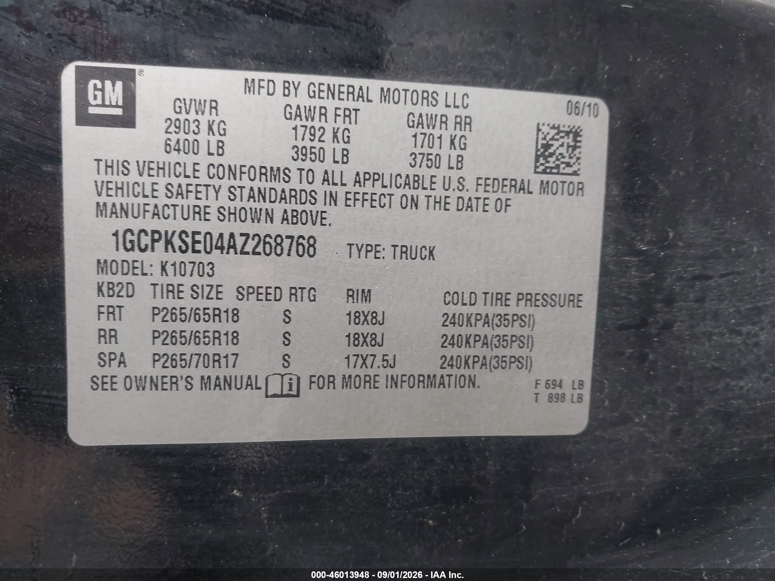 2010 Chevrolet Silverado 1500 Lt Black vin: 1GCPKSE04AZ268768