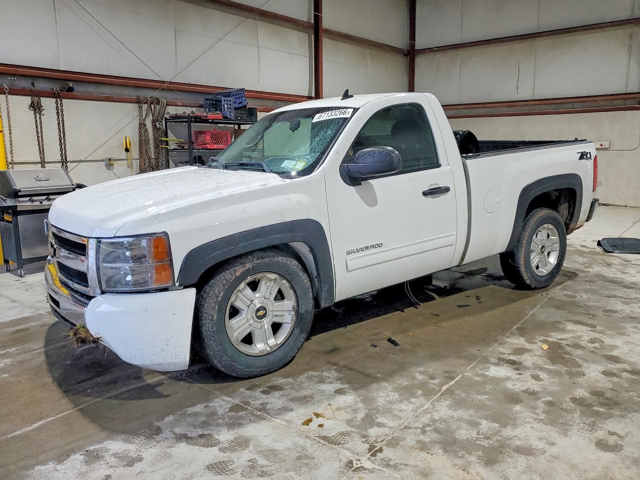 2010 Chevrolet Silverado K1500 Lt White vin: 1GCPKSE09AZ271116