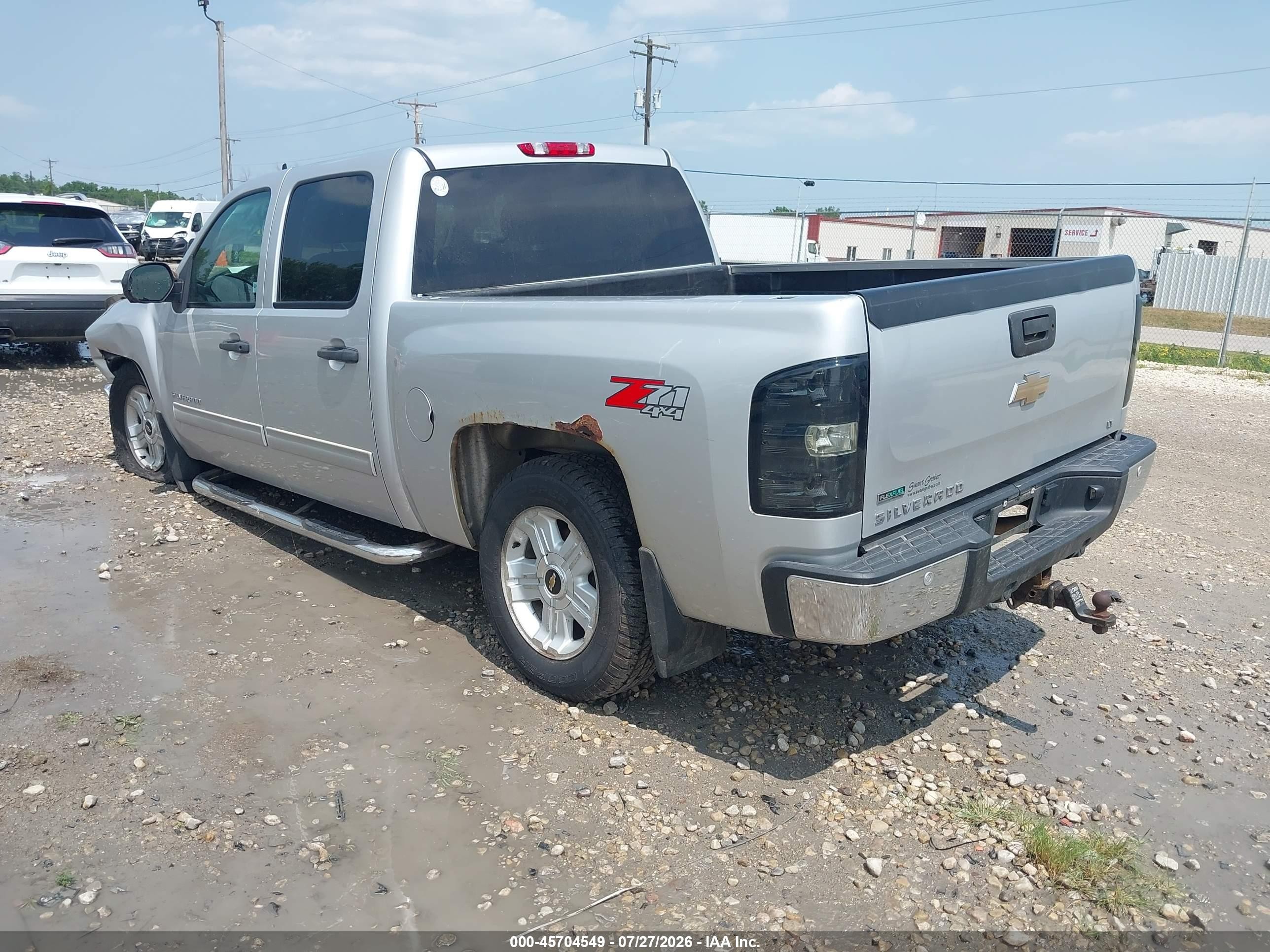 2011 Chevrolet Silverado 1500 Lt Silver vin: 1GCPKSE30BF226546