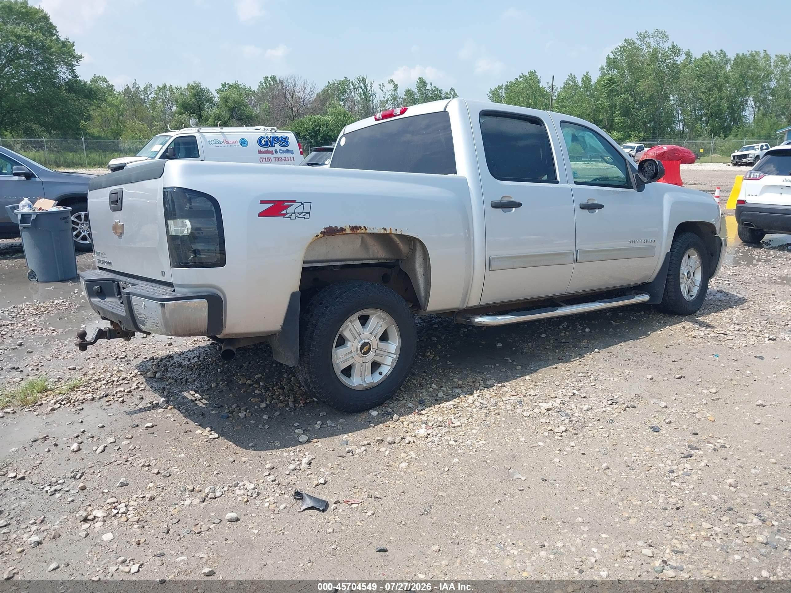 2011 Chevrolet Silverado 1500 Lt Silver vin: 1GCPKSE30BF226546