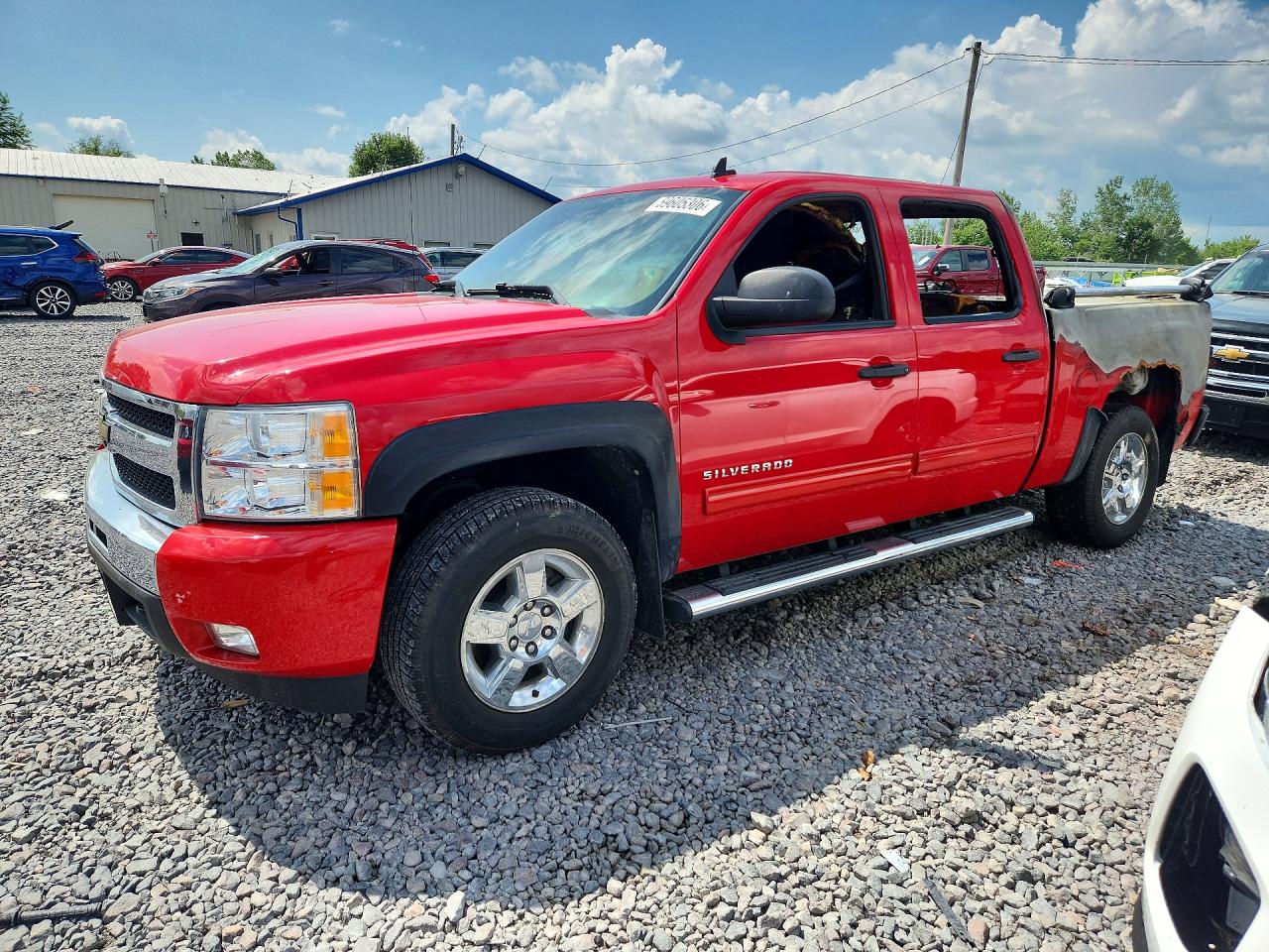 2011 Chevrolet Silverado K1500 Lt Red vin: 1GCPKSE32BF156144