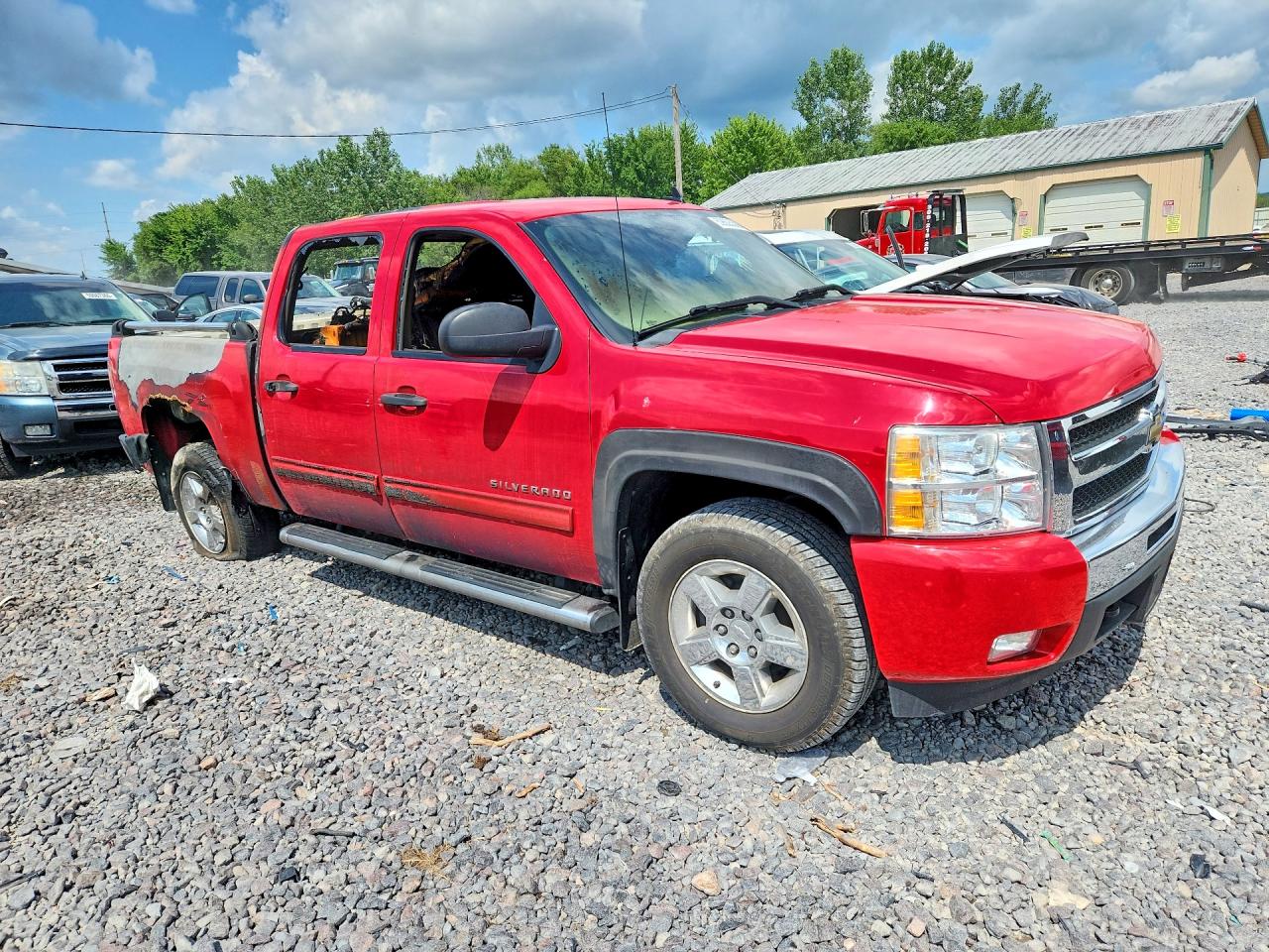 2011 Chevrolet Silverado K1500 Lt Красный vin: 1GCPKSE32BF156144