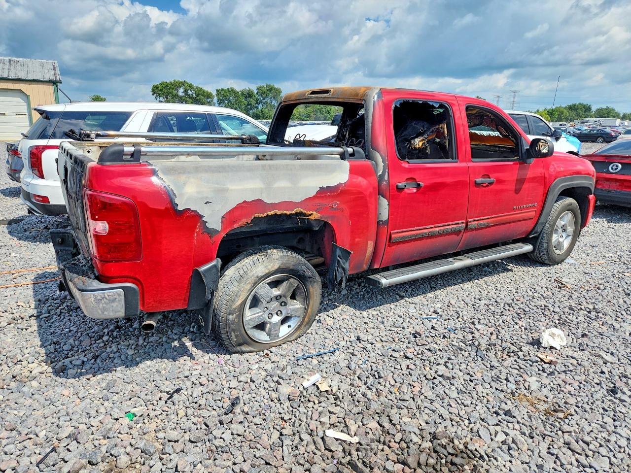 2011 Chevrolet Silverado K1500 Lt Красный vin: 1GCPKSE32BF156144