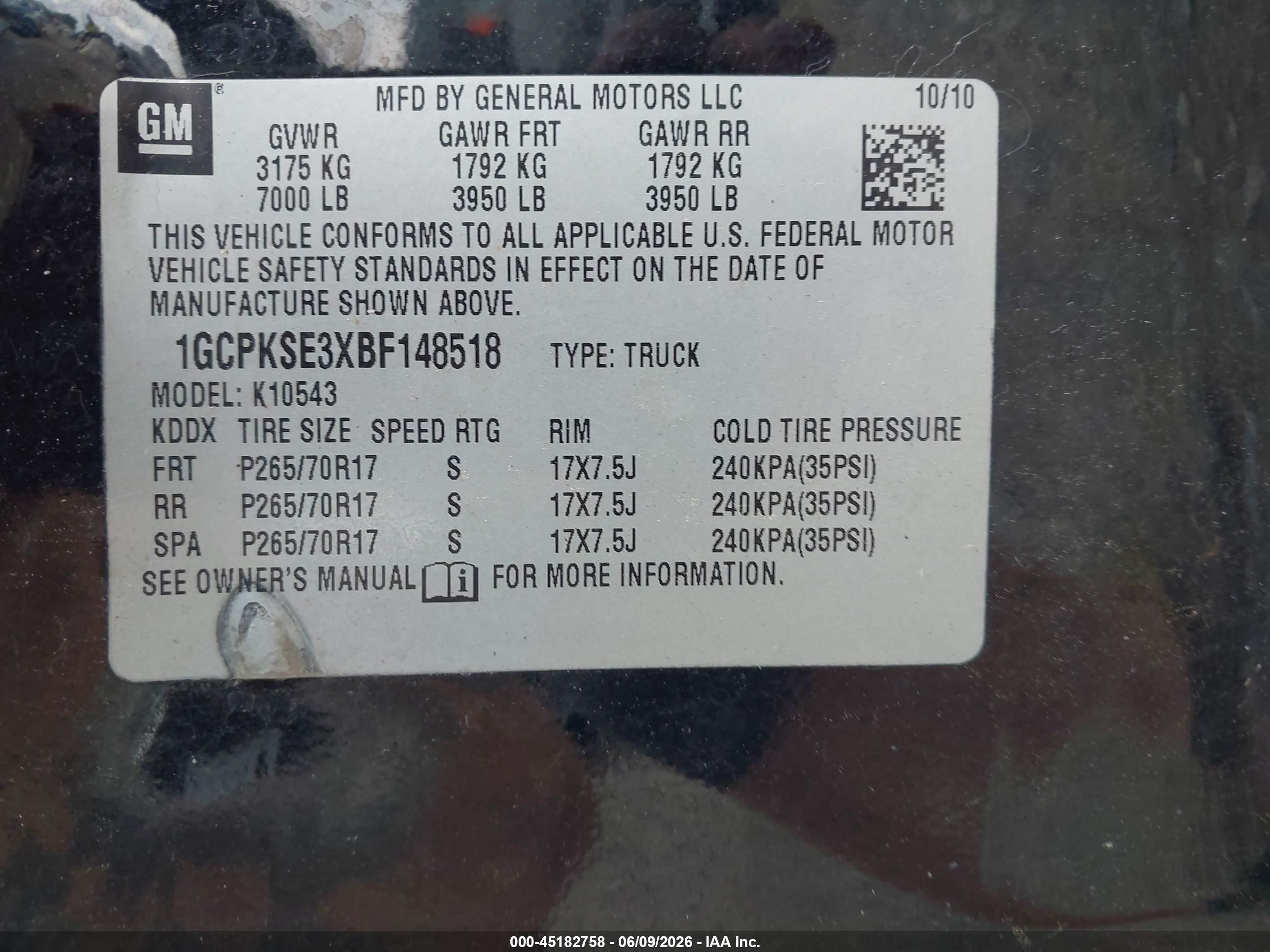 2011 Chevrolet Silverado 1500 Lt Черный vin: 1GCPKSE3XBF148518