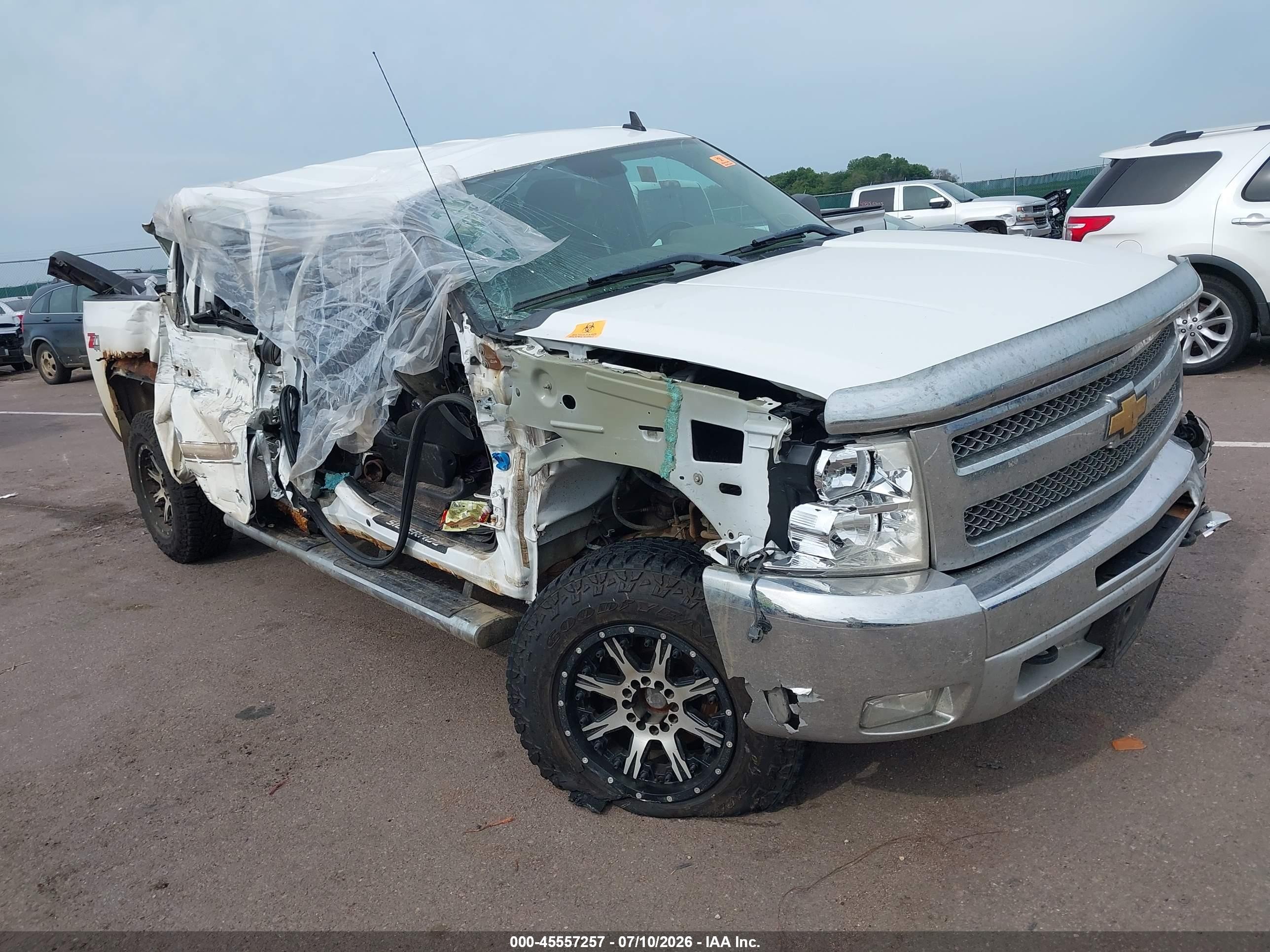 2012 Chevrolet Silverado 1500 Lt Белый vin: 1GCPKSE70CF103303