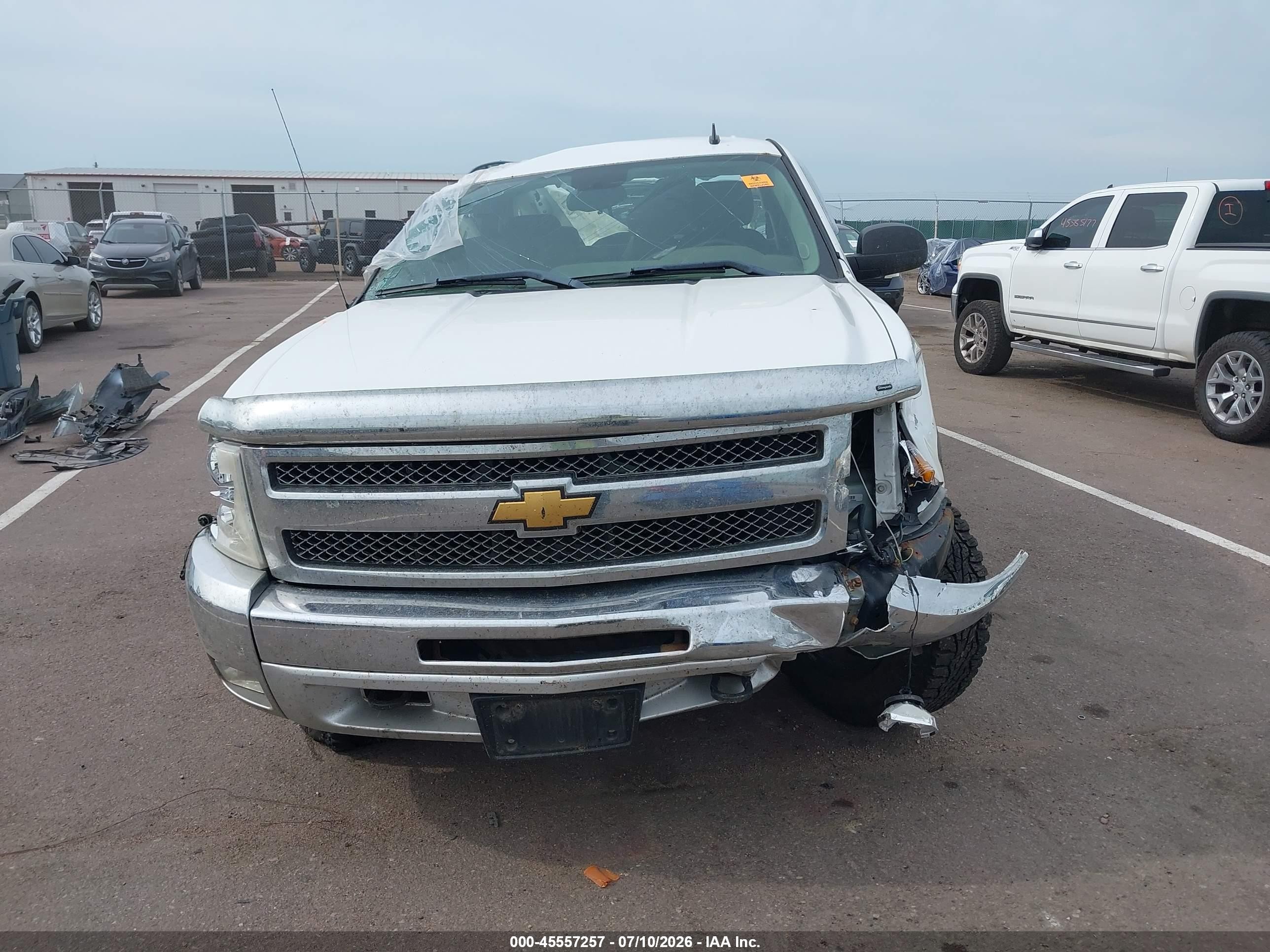 2012 Chevrolet Silverado 1500 Lt Белый vin: 1GCPKSE70CF103303