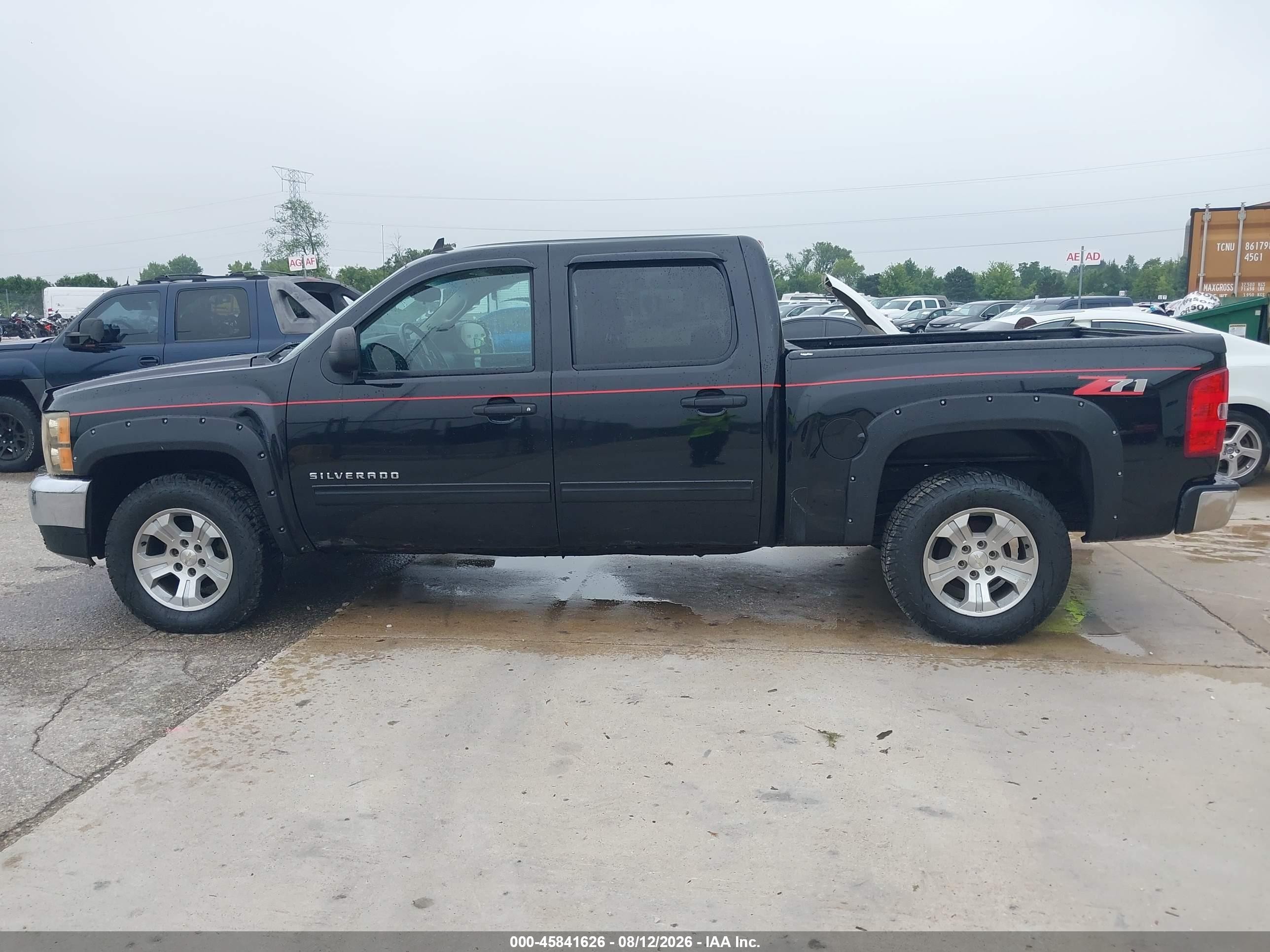 2012 Chevrolet Silverado 1500 Lt Черный vin: 1GCPKSE70CF109571
